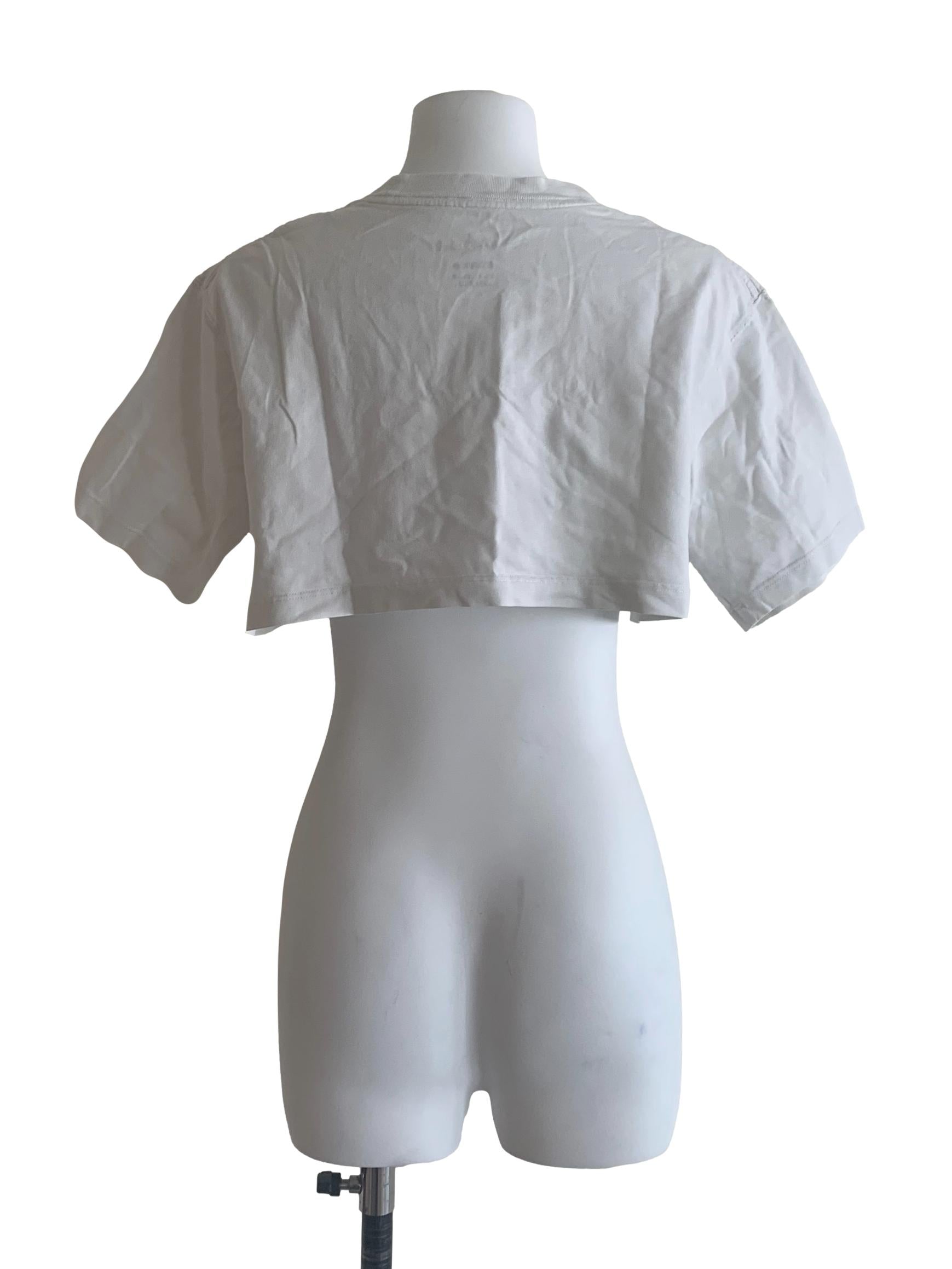 Pearl White Crop Top