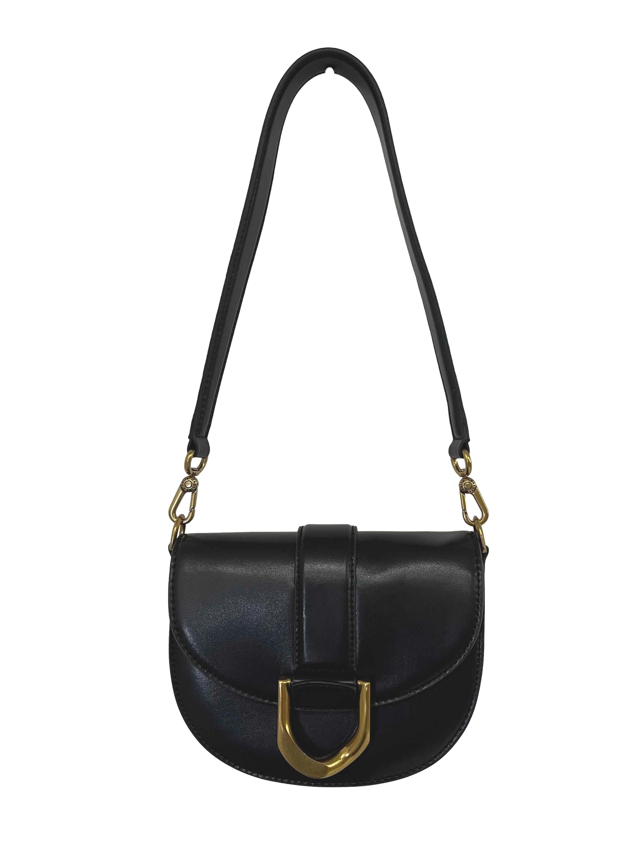 Black Gabine Saddle Bag