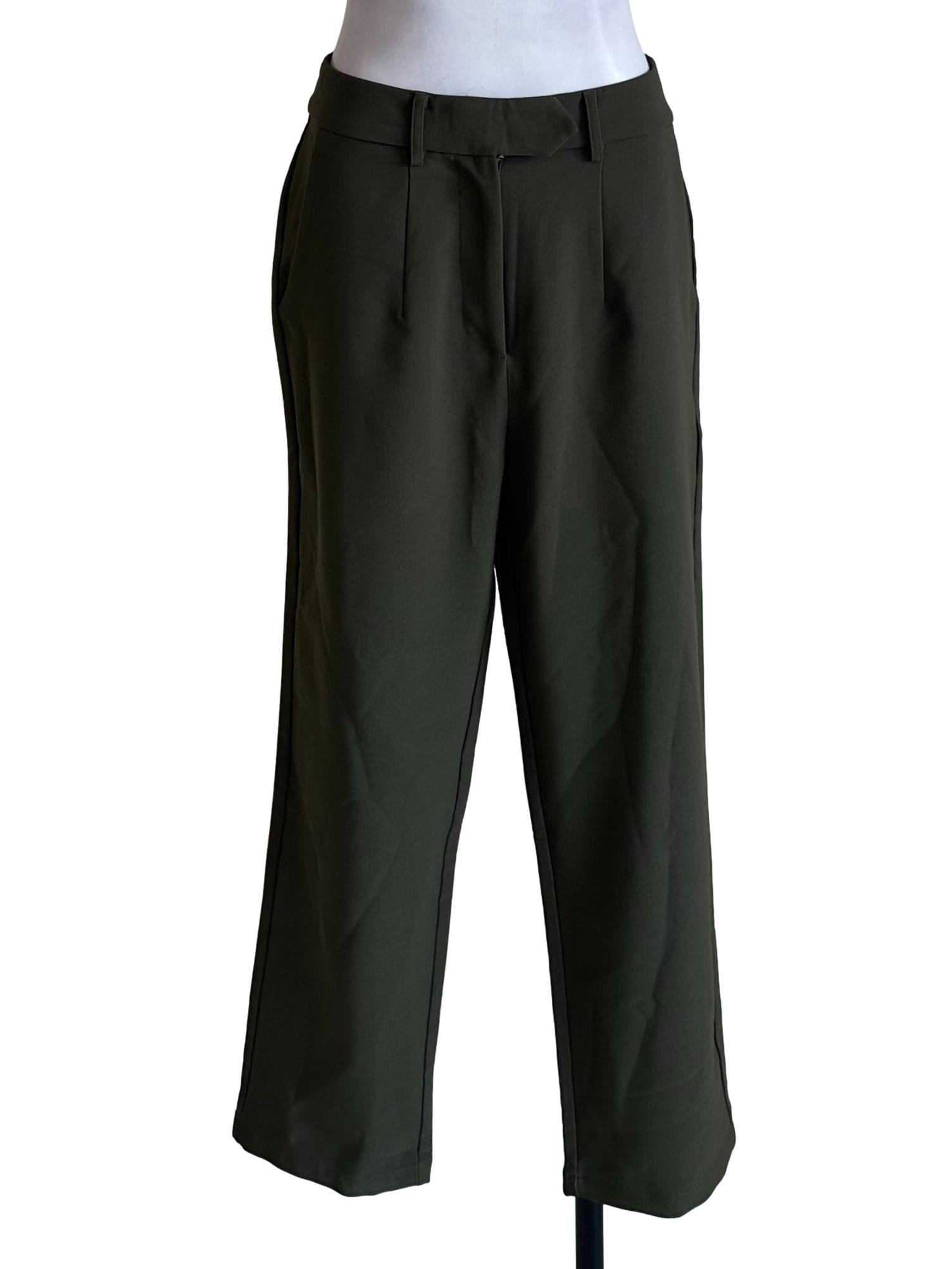 Moss Green Formal Pants