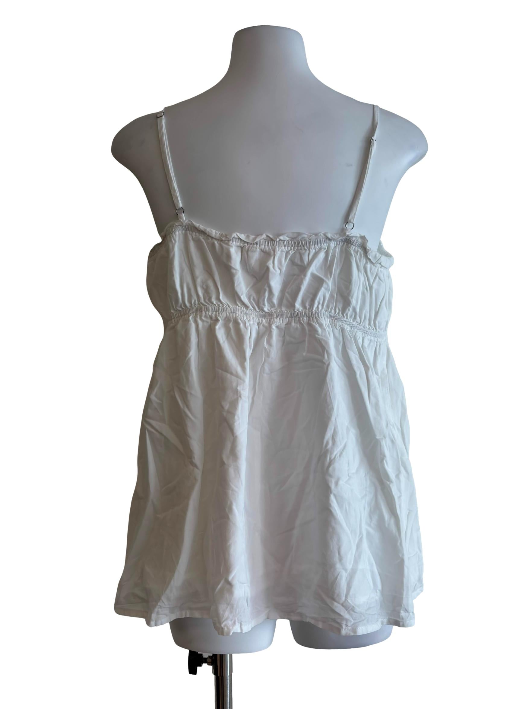 Daisy White Cami Top