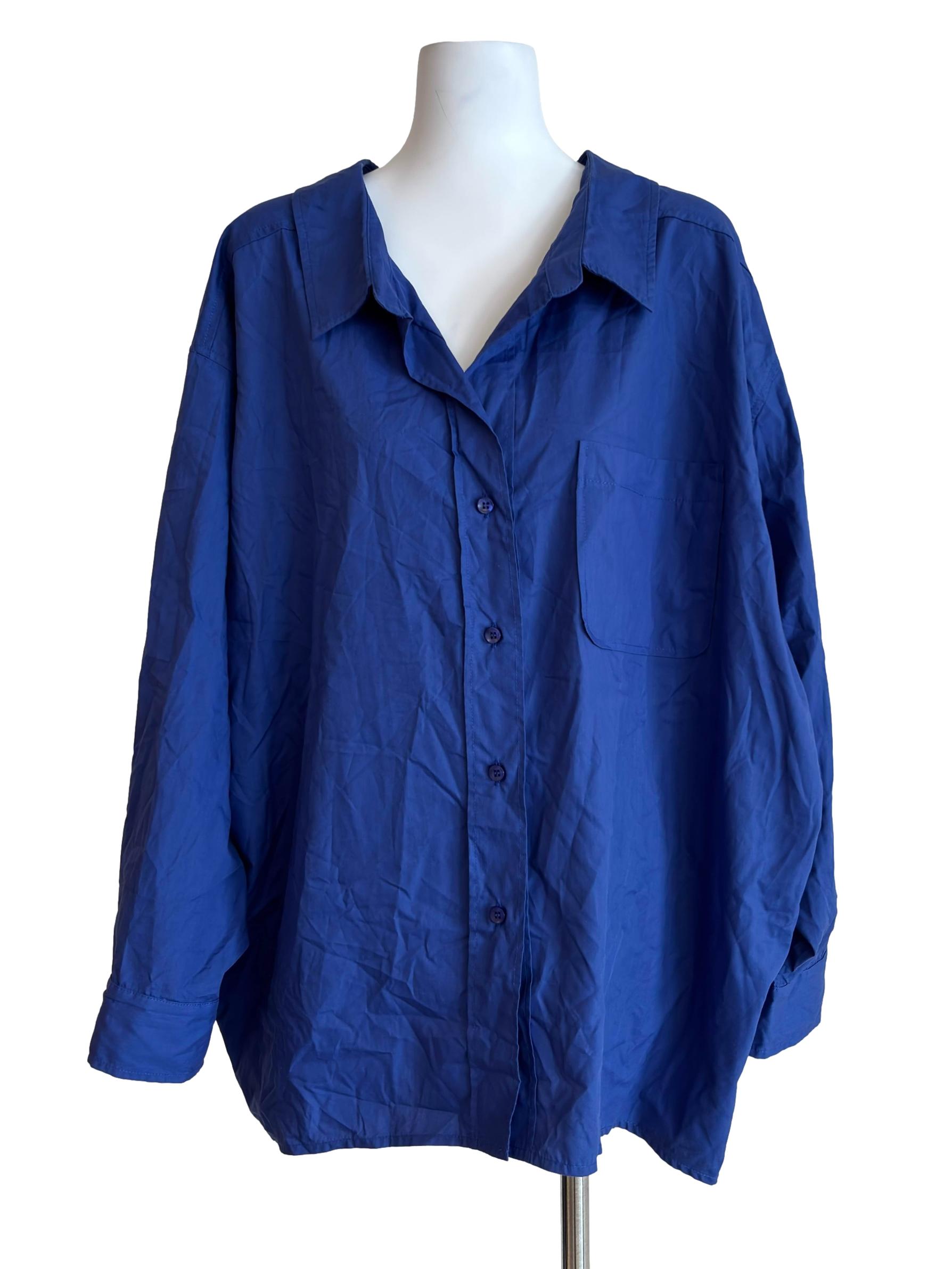 Lapis Blue Loose Shirt