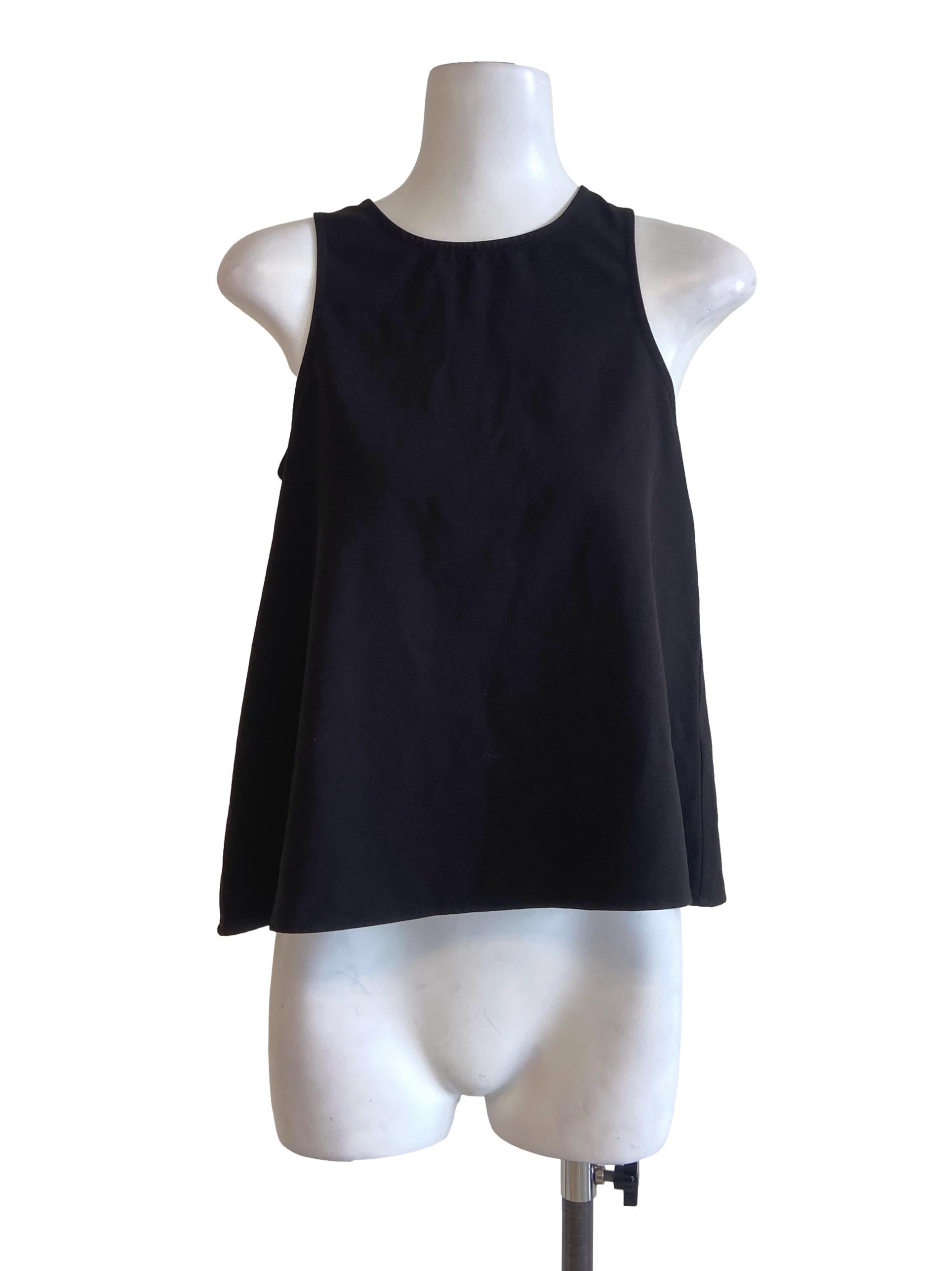 Black Halter Neck Sleeveless Top LB