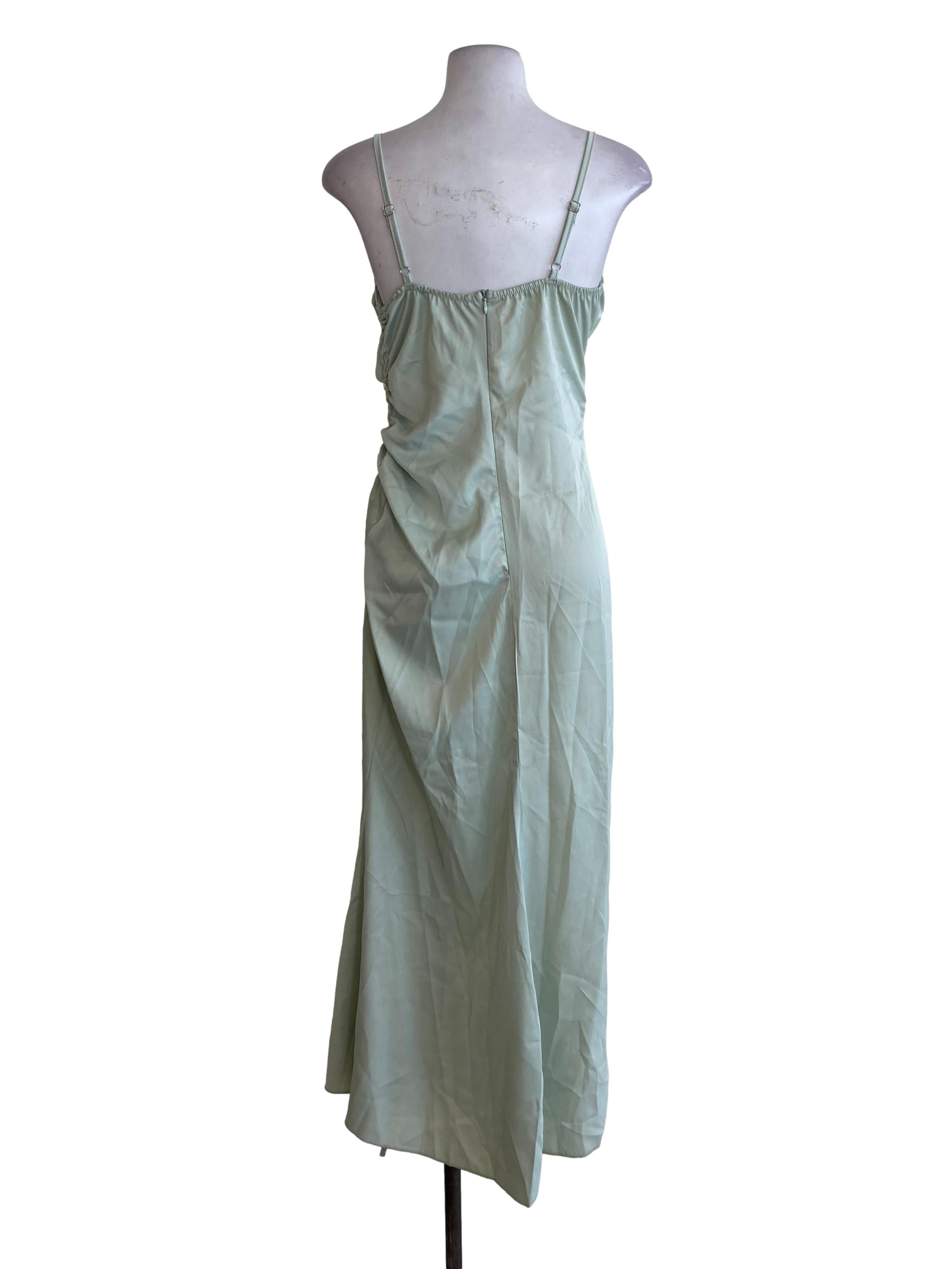 Green Slip Dress