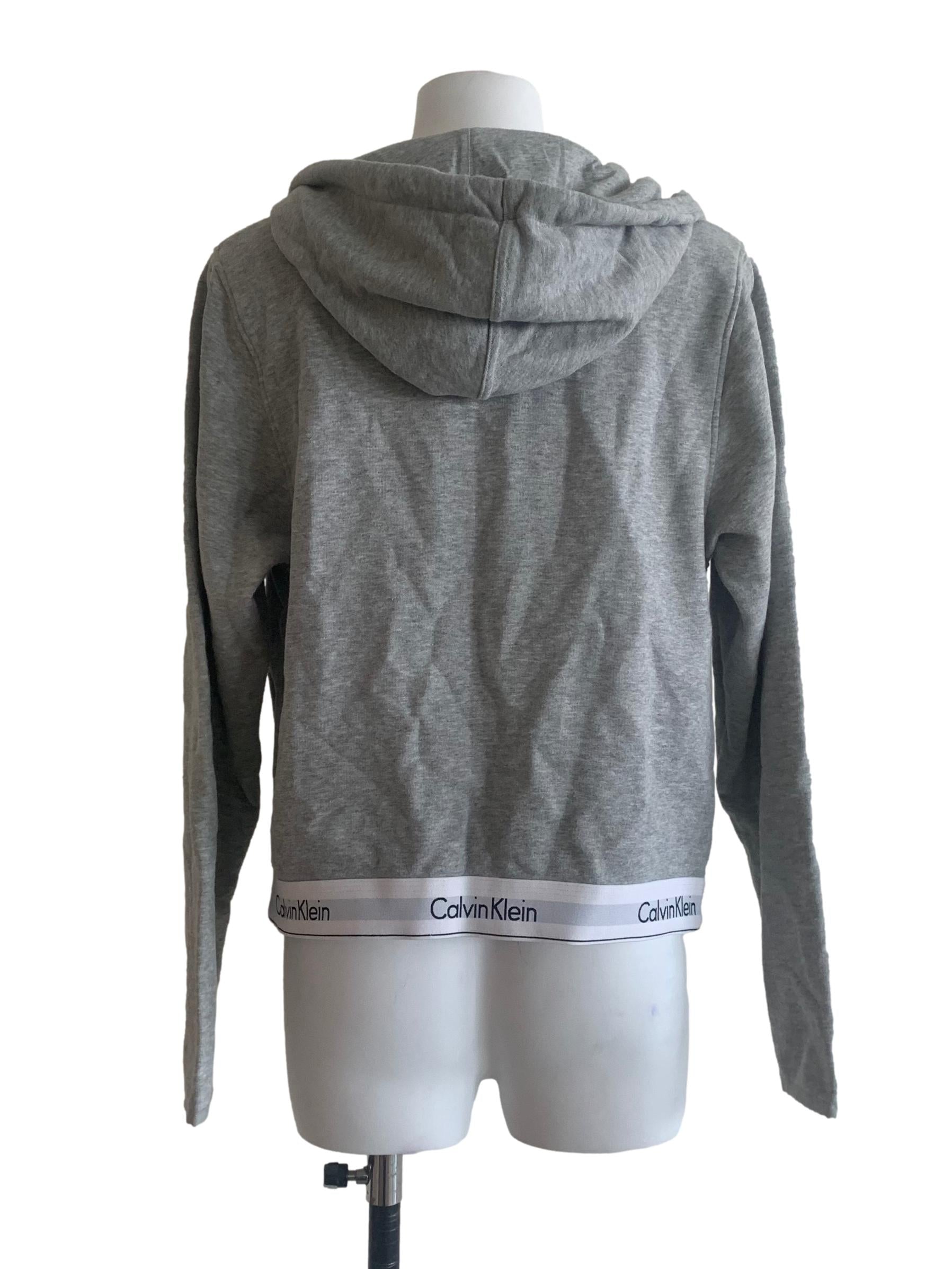 Light Grey Zipped Hoodie