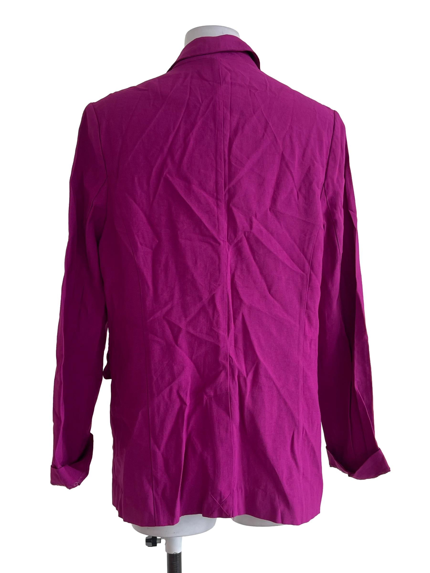 Magenta Formal Soft Blazer