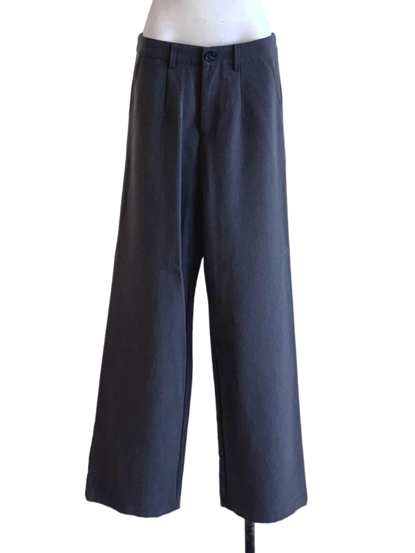 Ash Grey Casual Long Pant