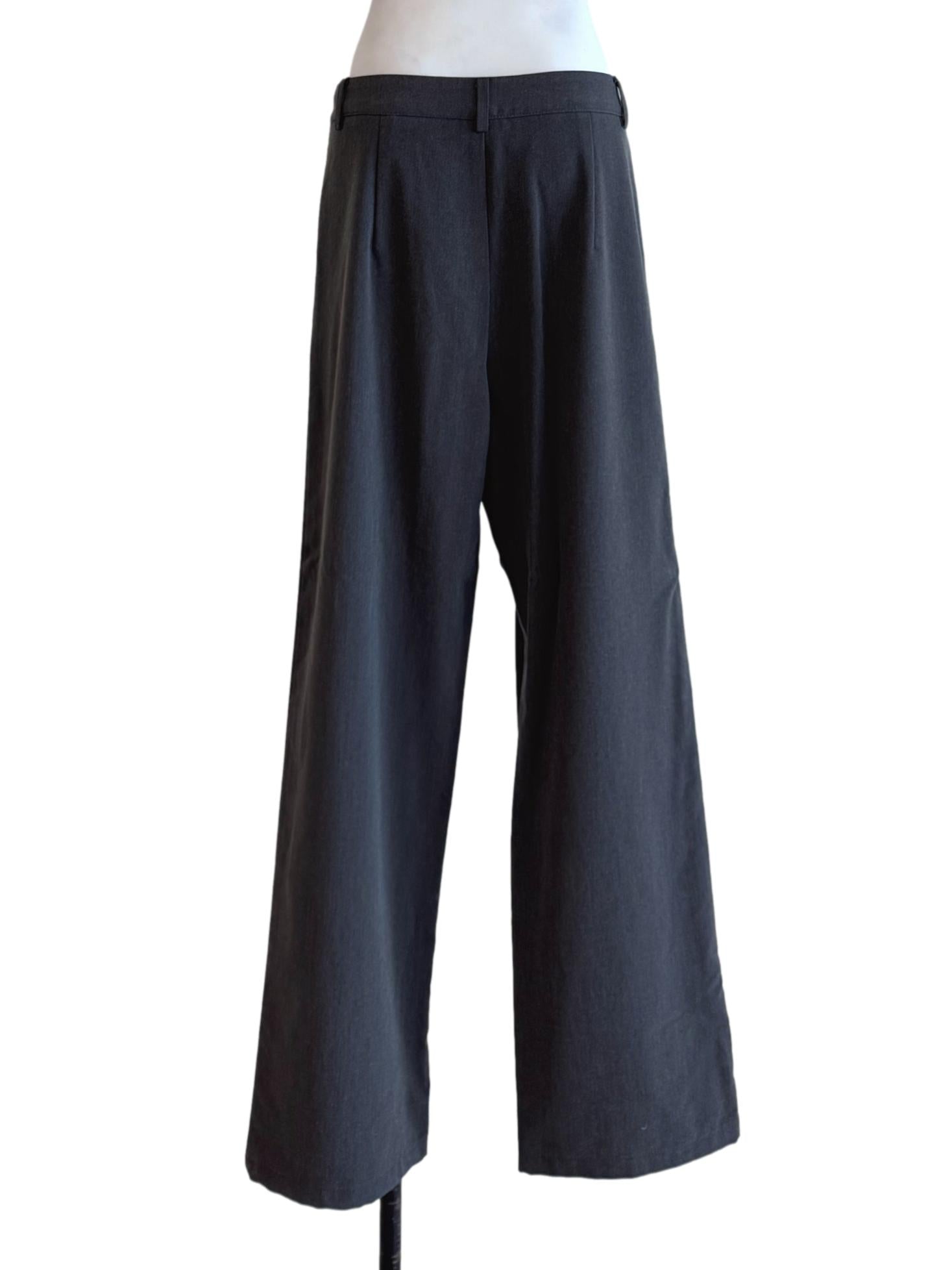 Ash Grey Casual Long Pant
