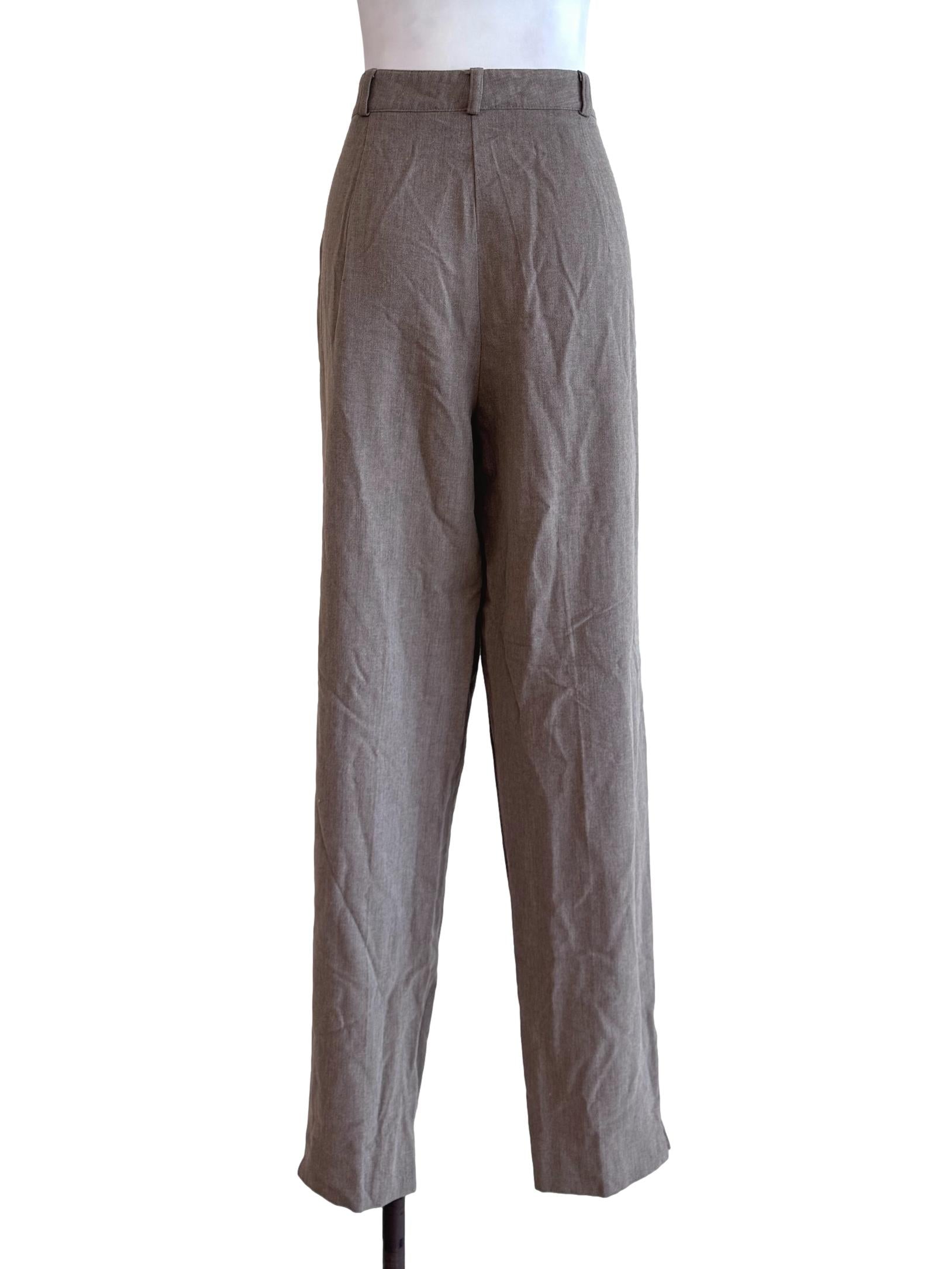 Peanut Brown Casual Long Pant