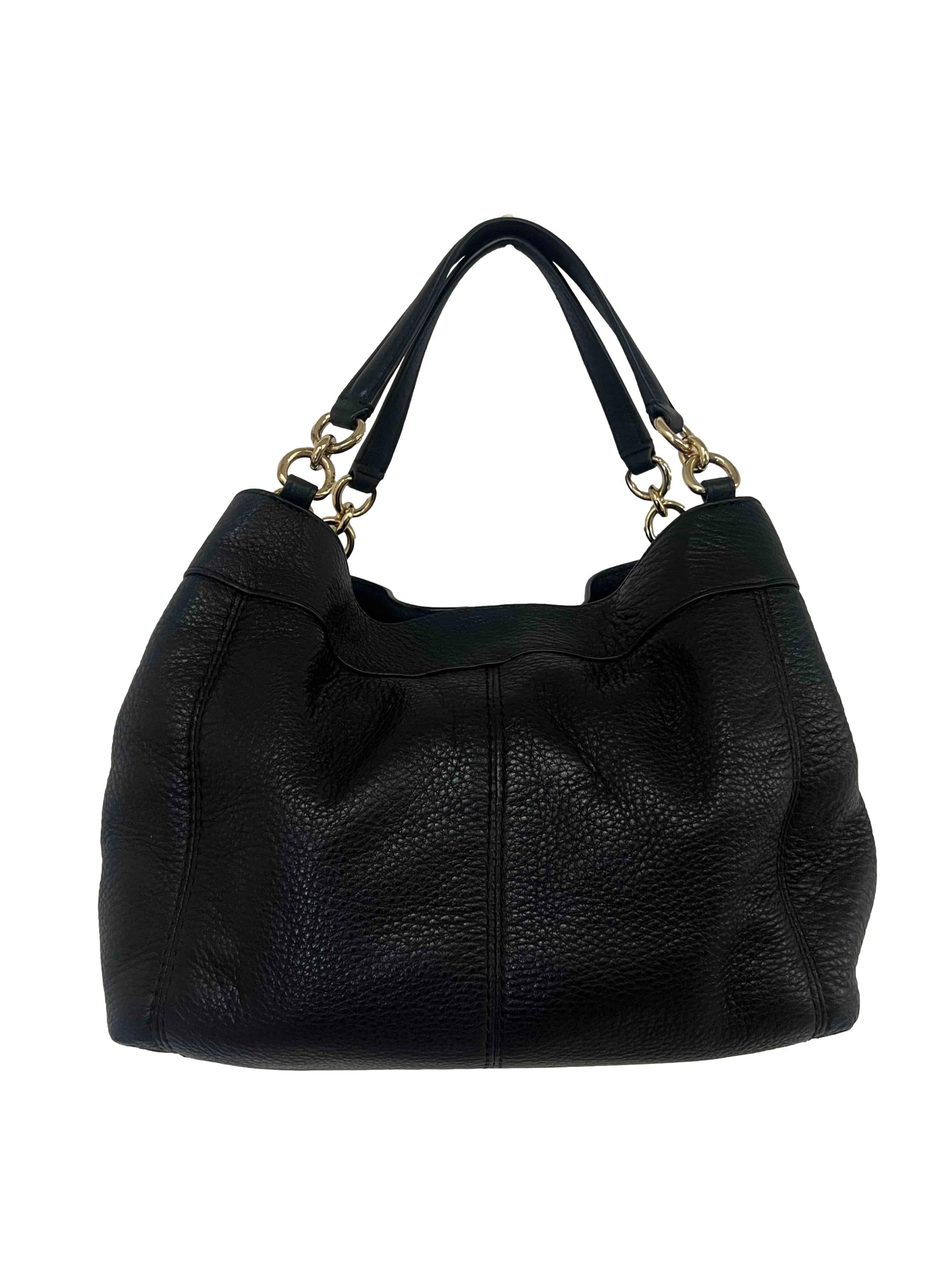 Black Leather Crossbody Bag