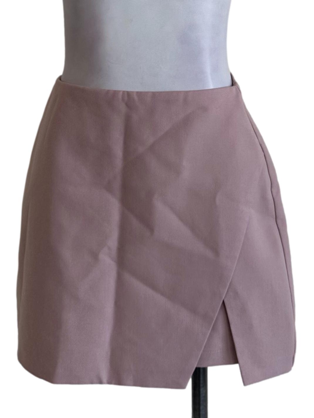 Dusty Pink Asymmetric Skorts