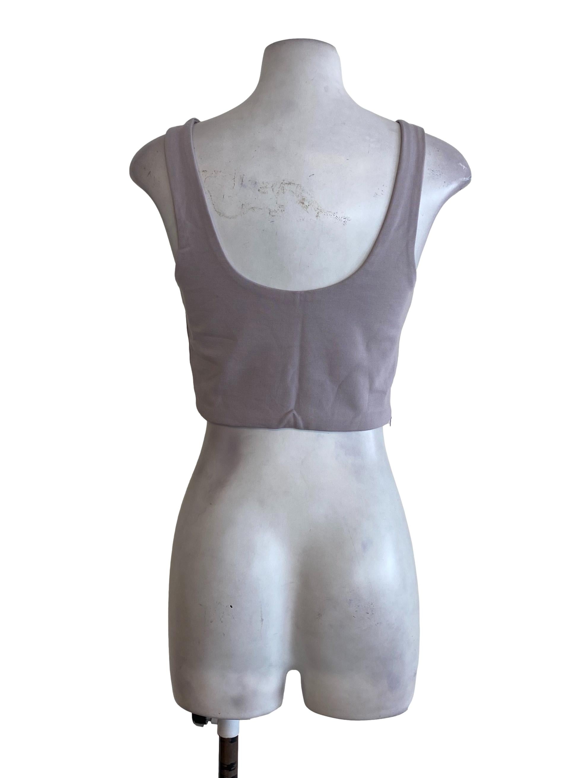 Purple Crop Top