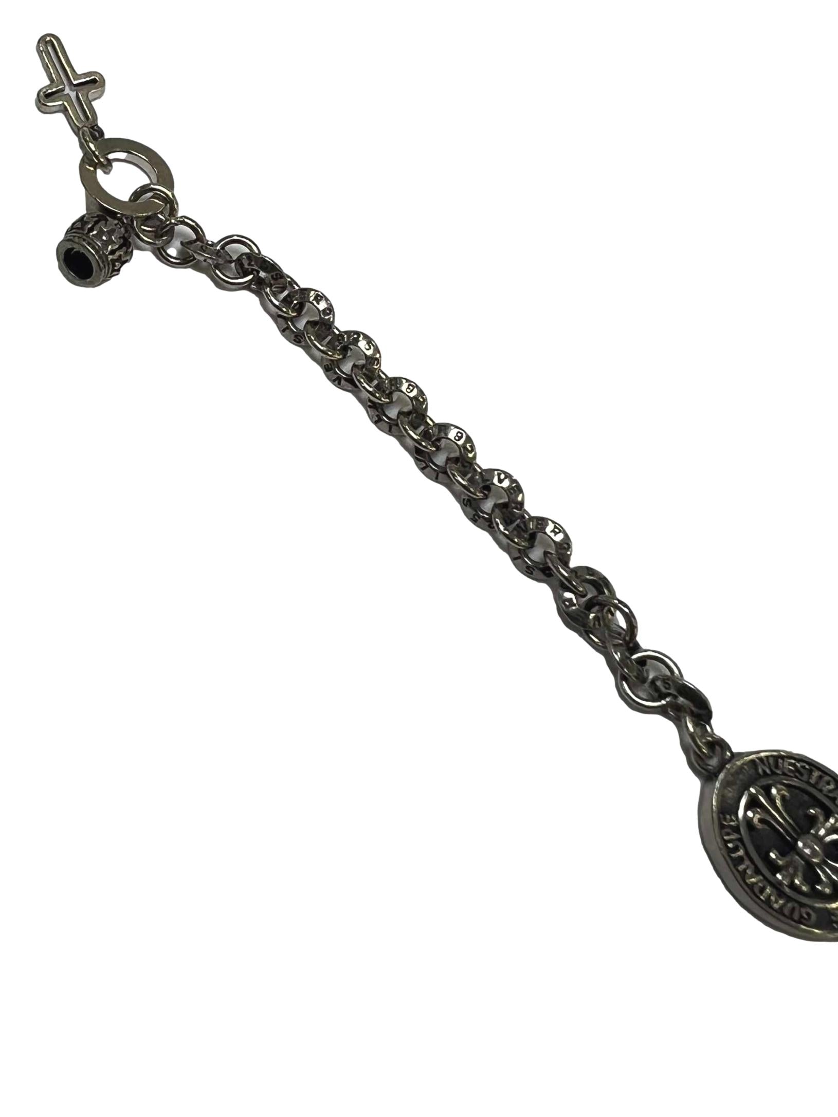 Vintage Silver Nuestra Senora De Guadalupe Bracelet