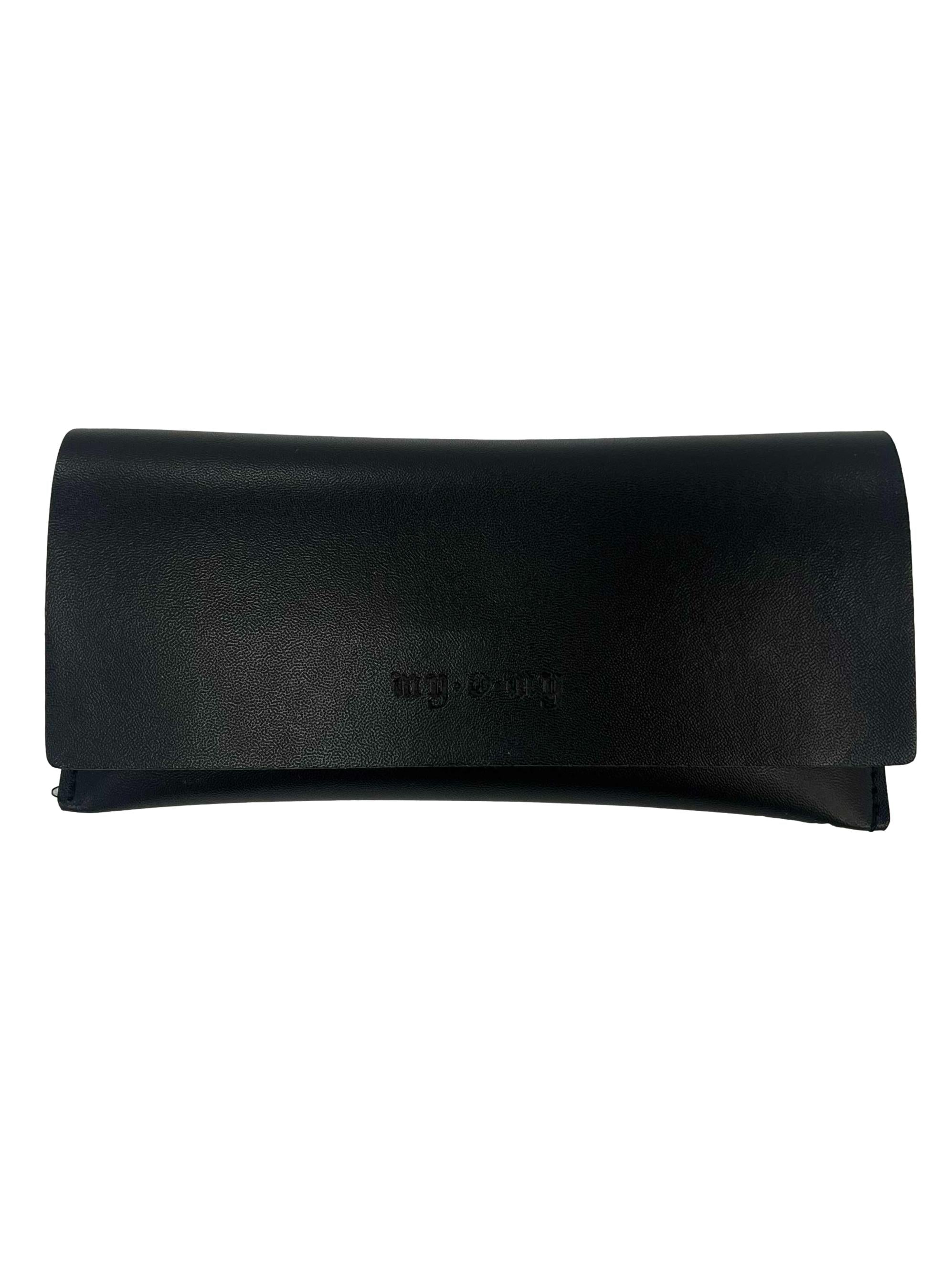 Black Boxy Cat Eye Sunglasses