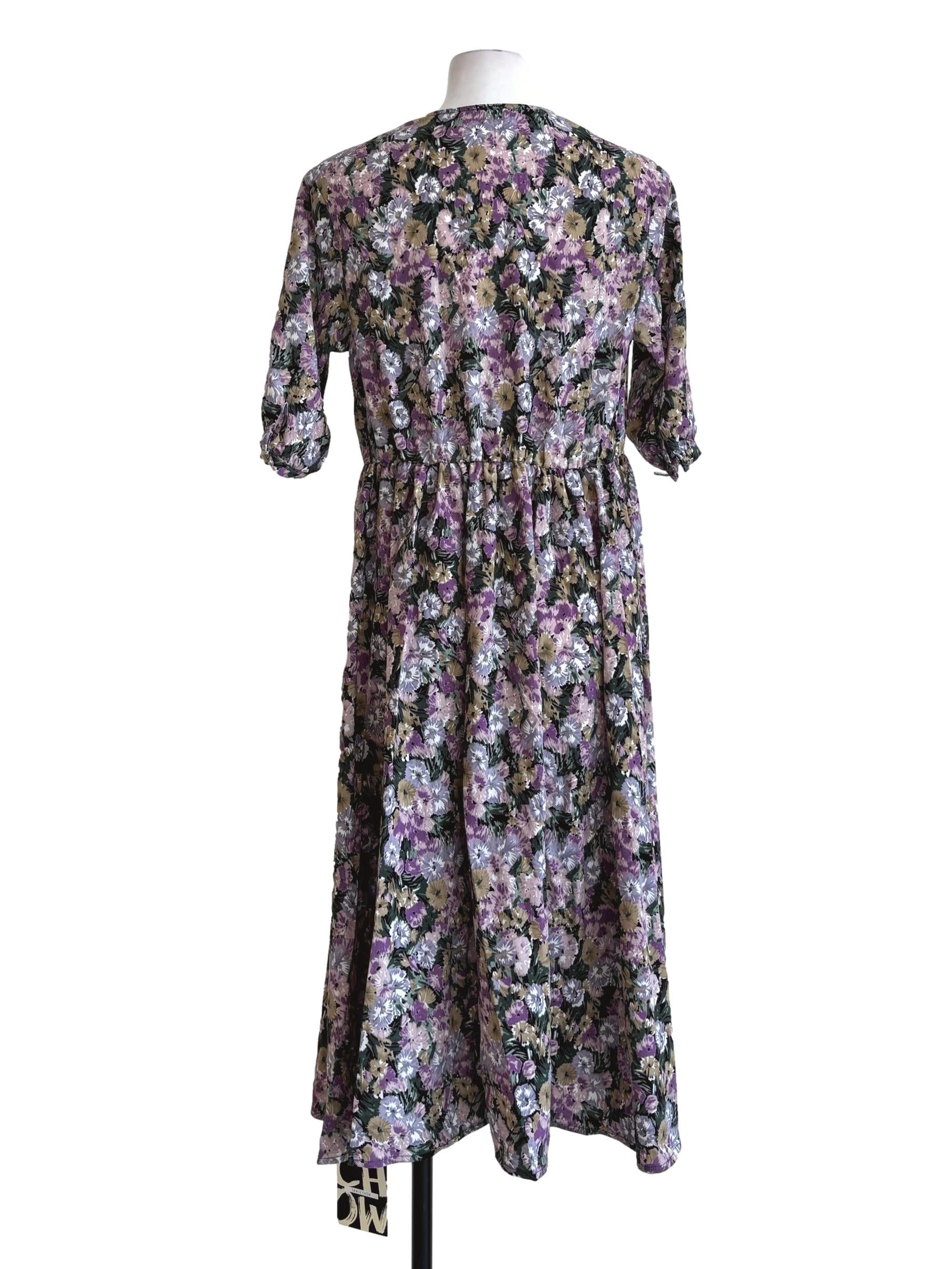 Colourful Floral Print Dress