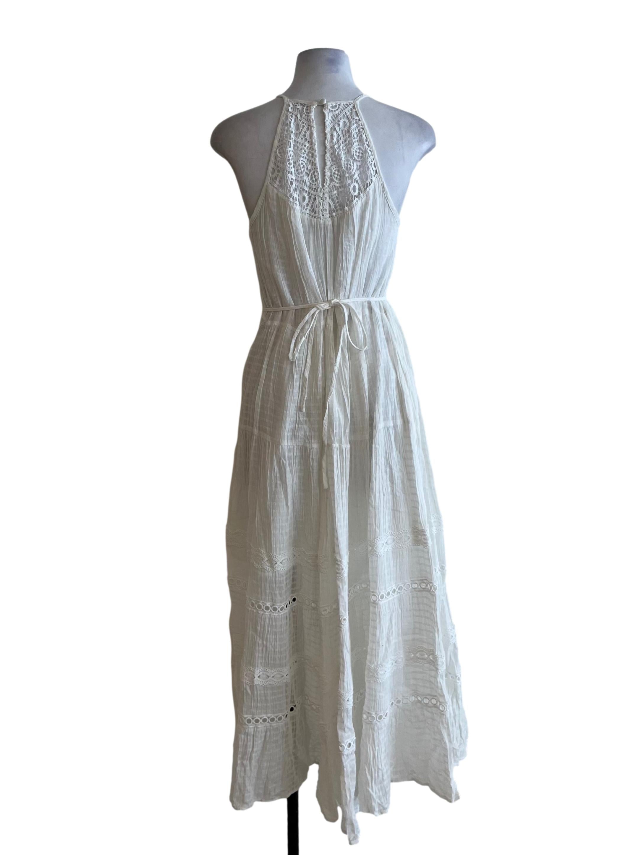 White Lace Shift Dress