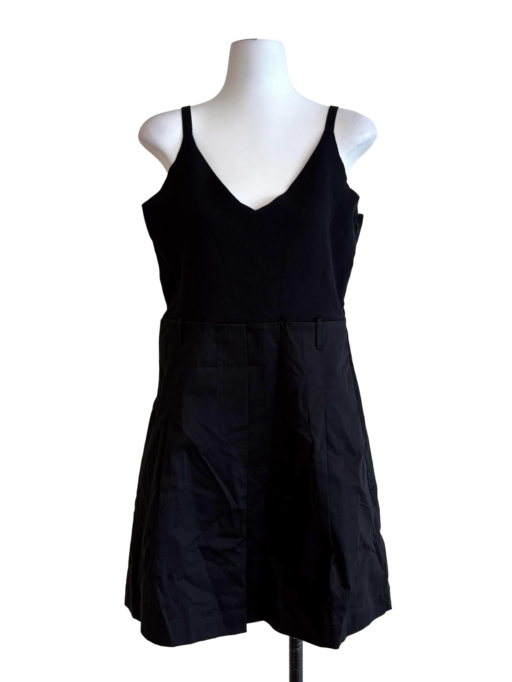 Jet Black V-Neck Romper LB