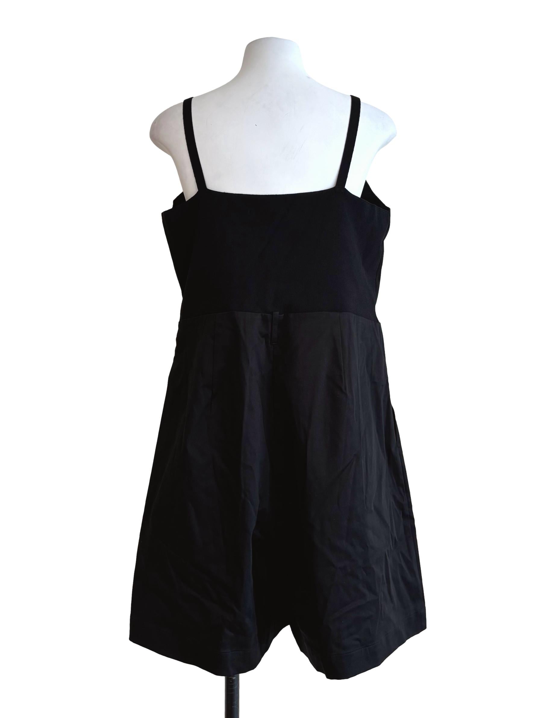 Jet Black V-Neck Romper LB