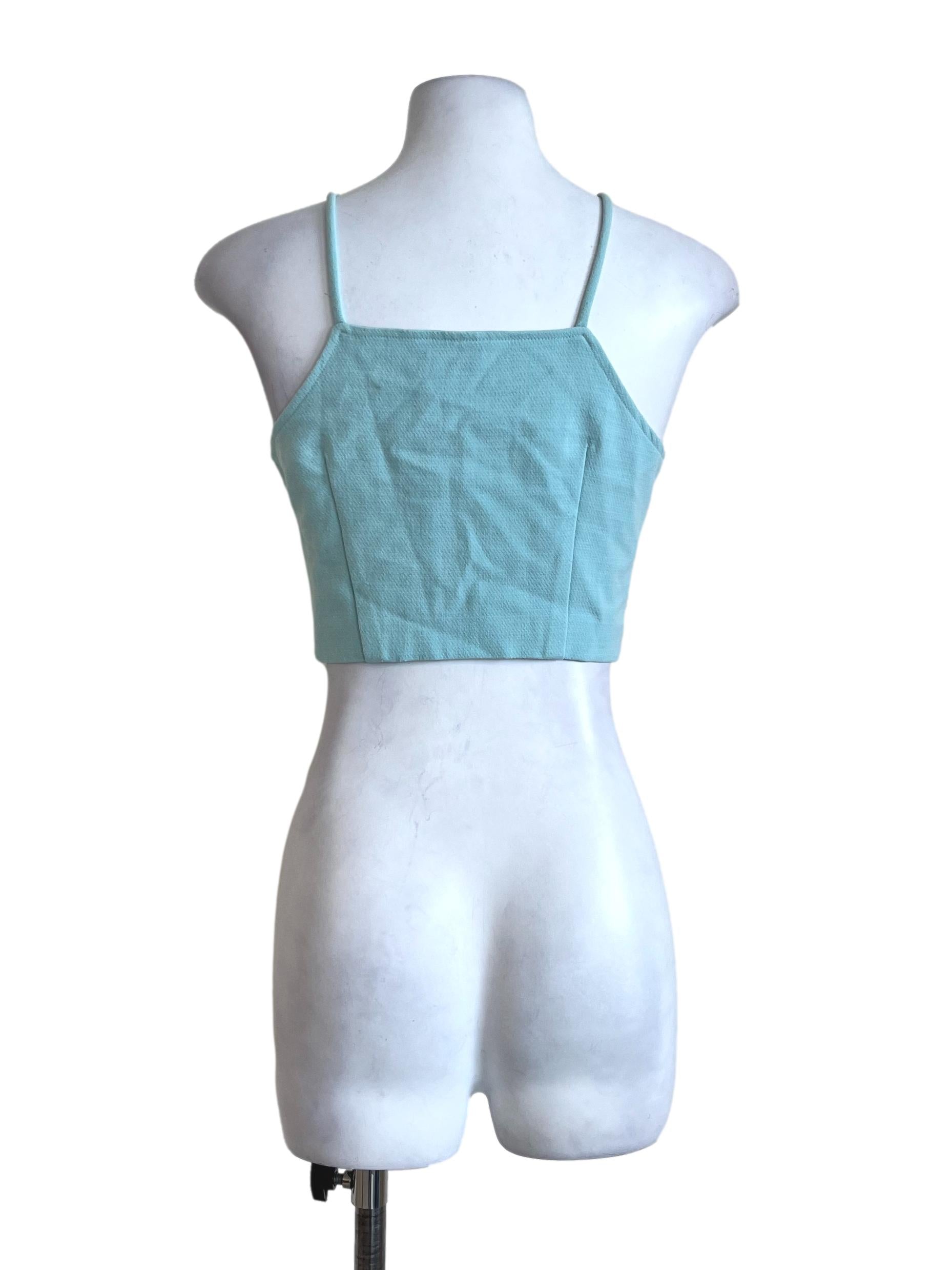 Green Full Lined Basic Top