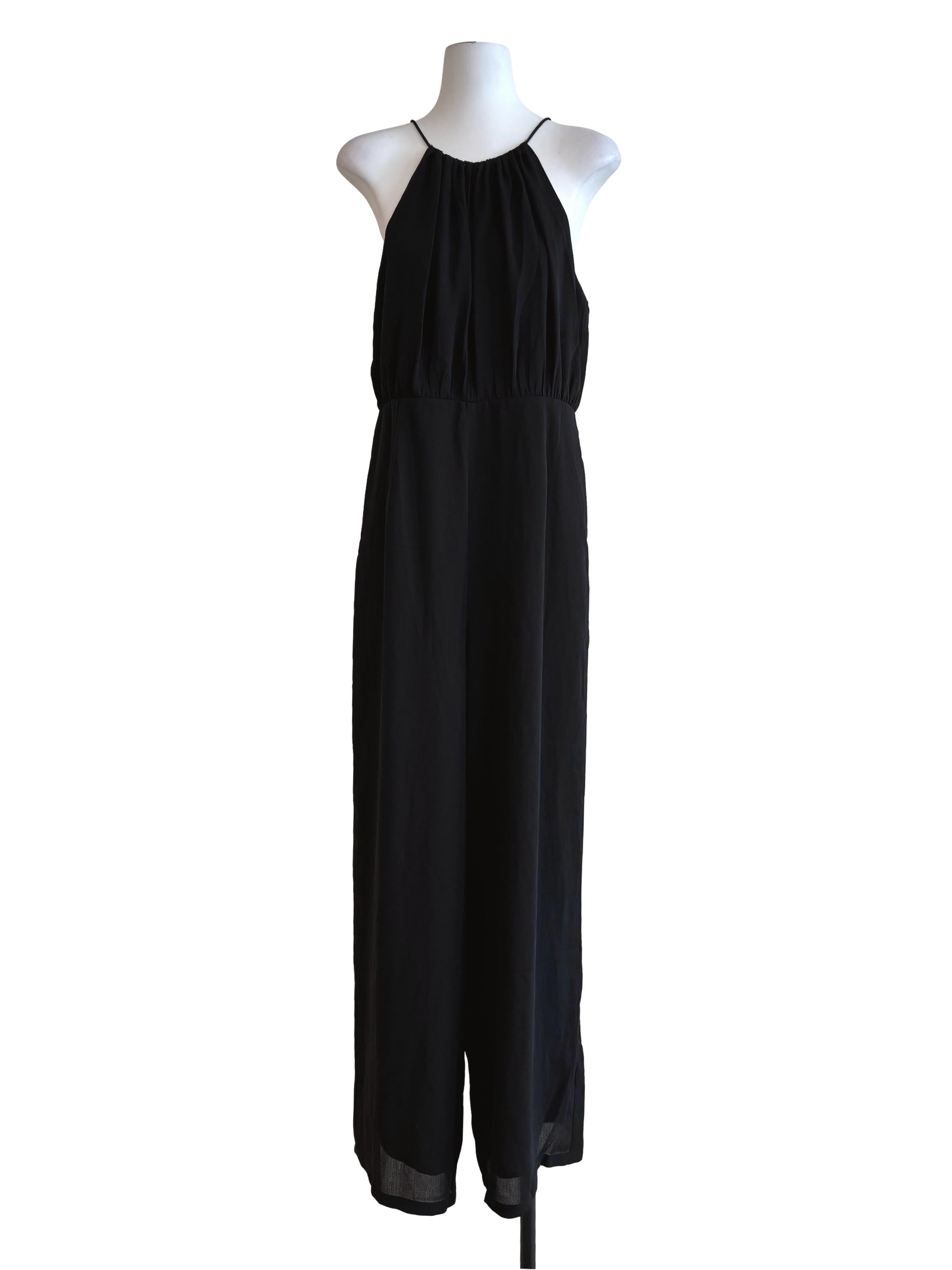 Slate Black Halter Jumpsuit LB