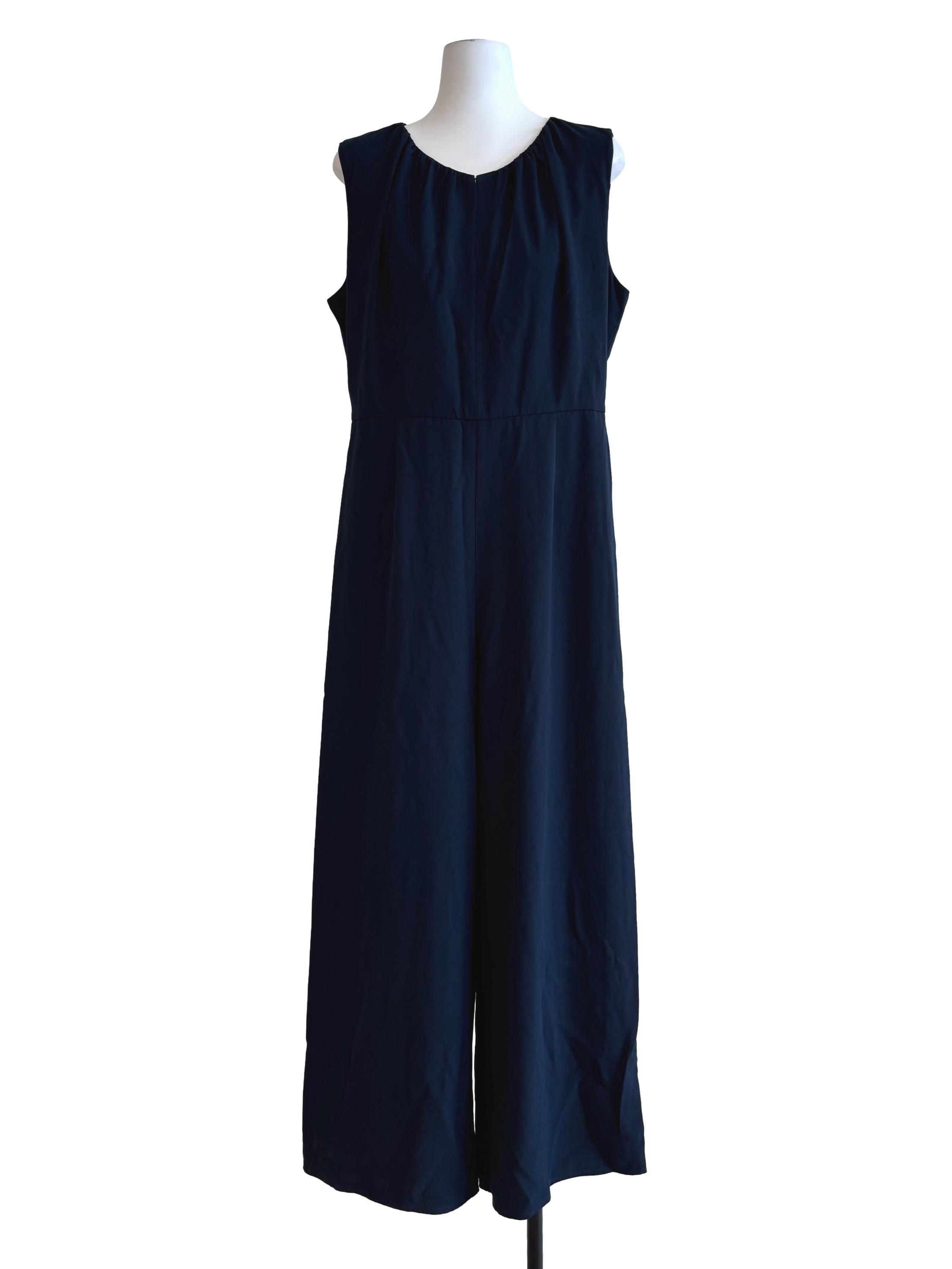 Midnight Blue Sleeveless Jumpsuit LB