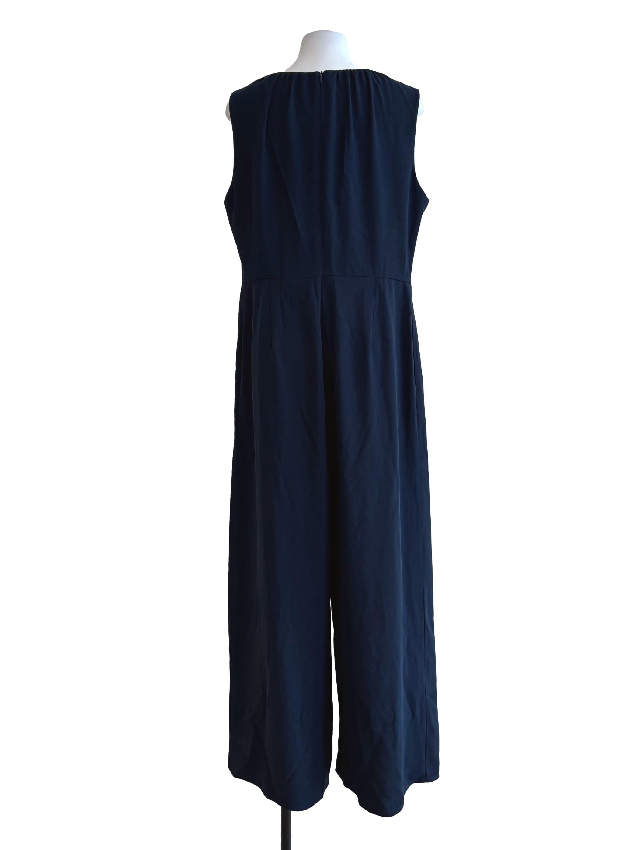 Midnight Blue Sleeveless Jumpsuit LB