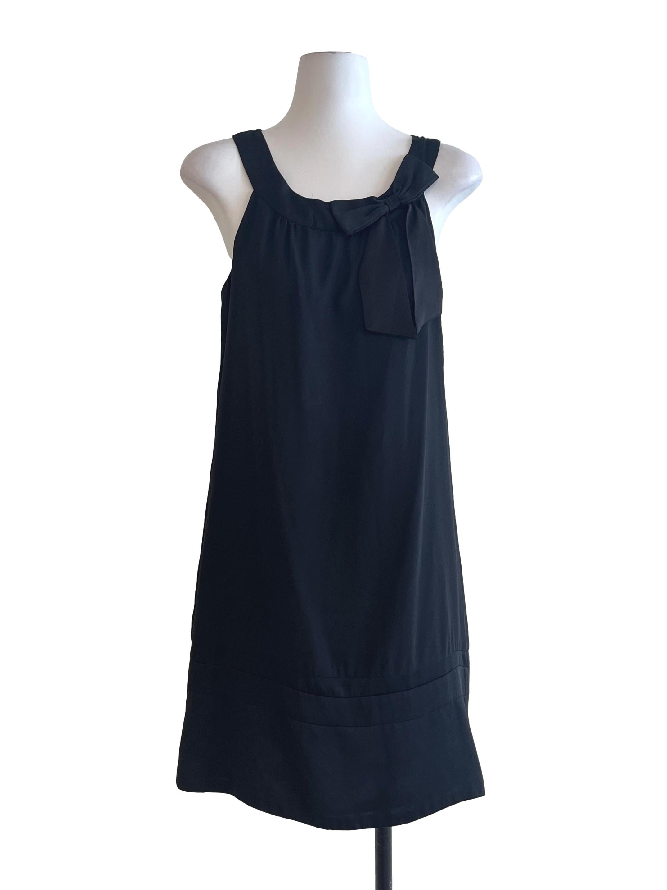 Grease Black Ribbon Dress
