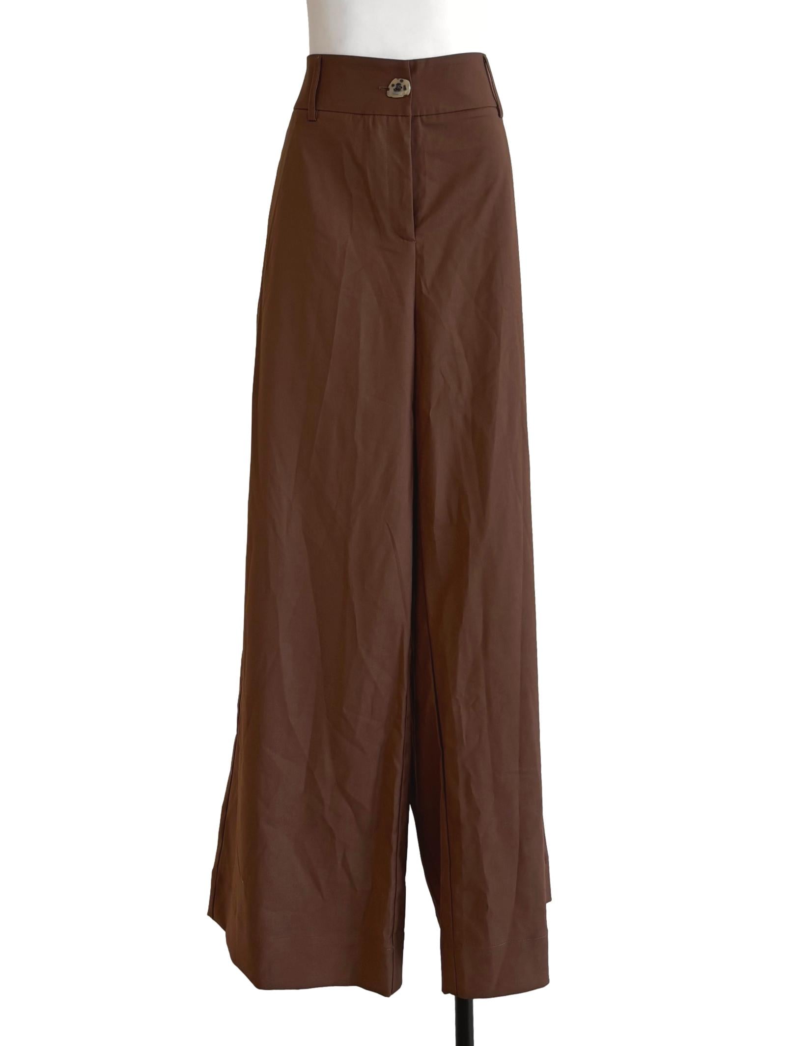 Tan Brown Wide Pants LB