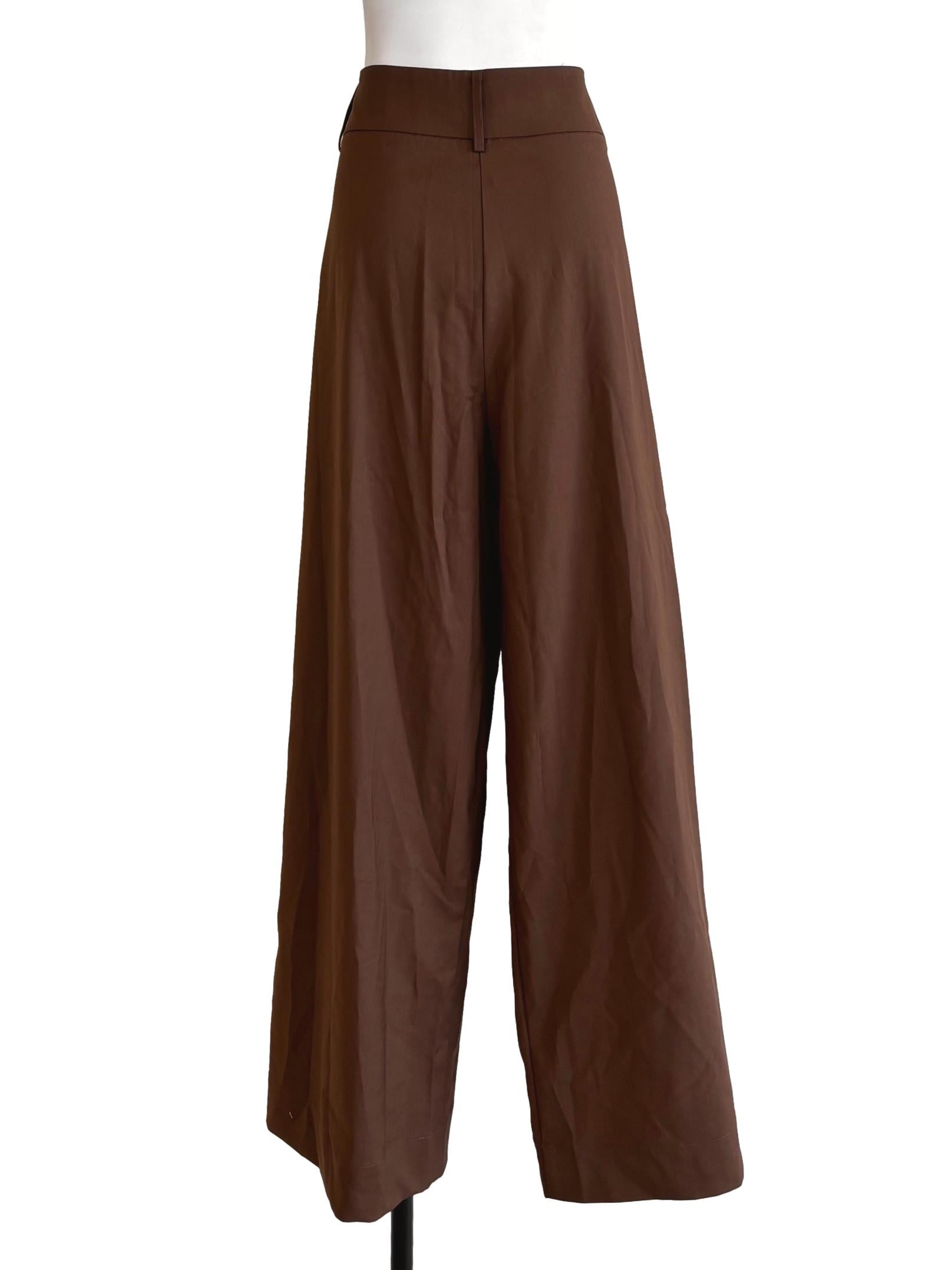 Tan Brown Wide Pants LB