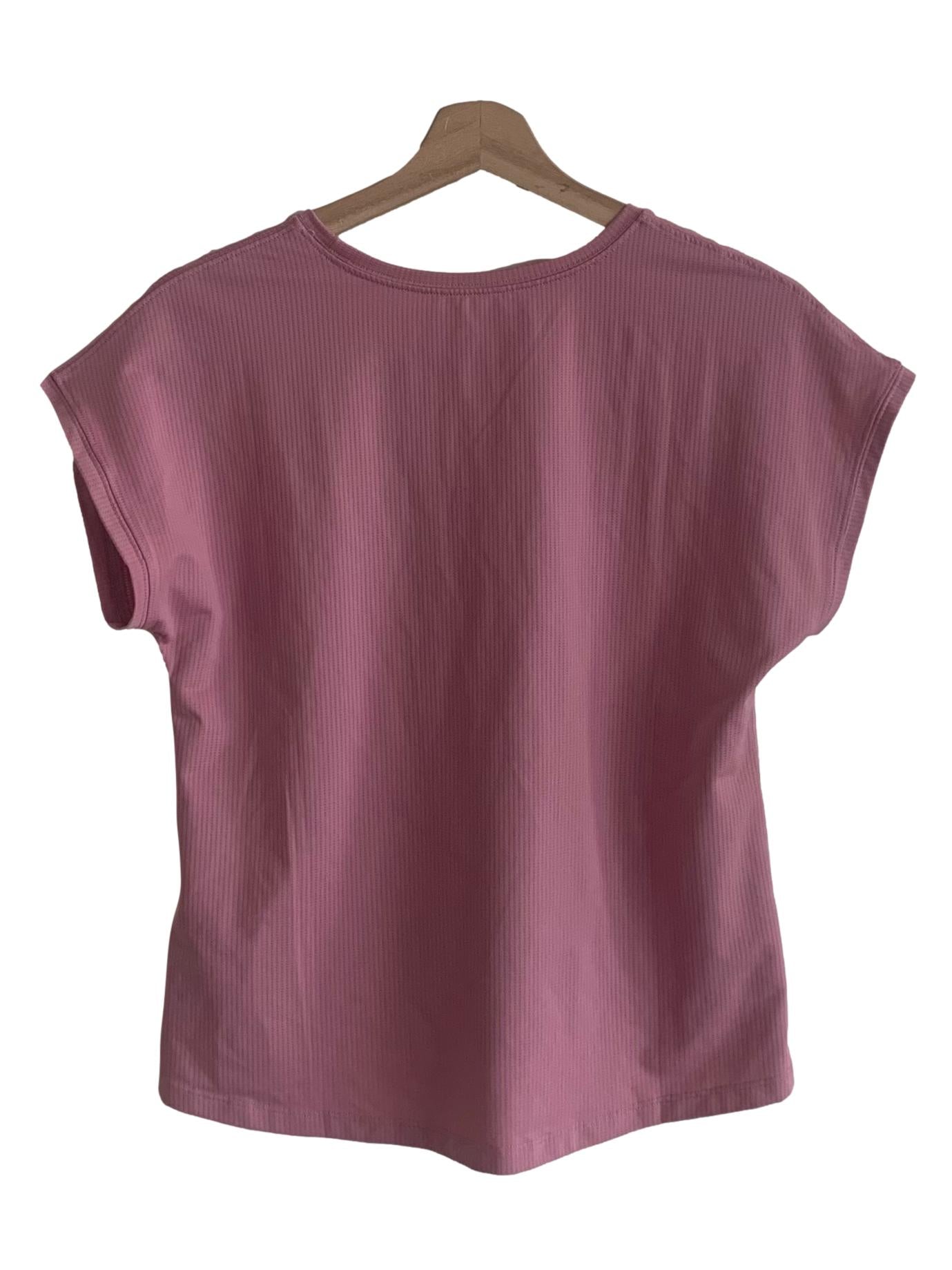 Mauve Taupe Logo Crop Top