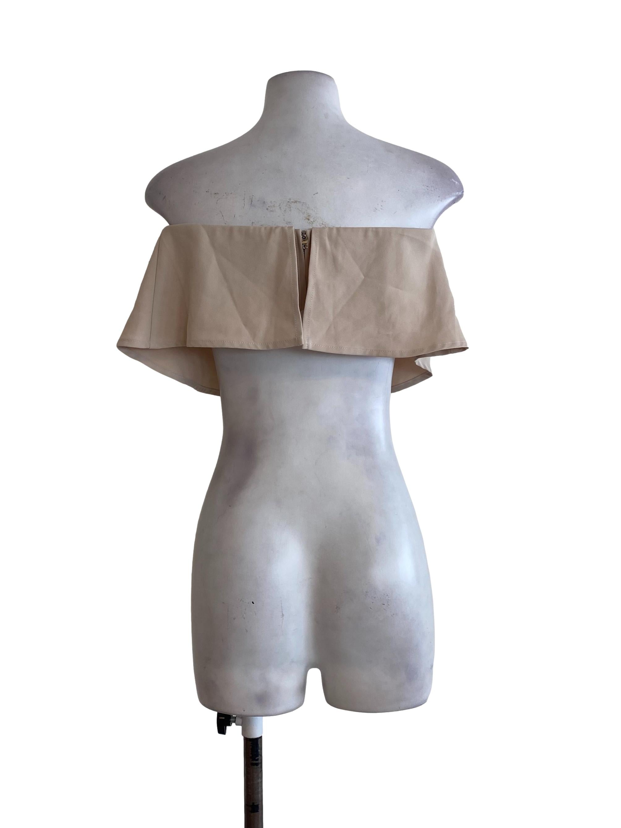 Beige Layered Top