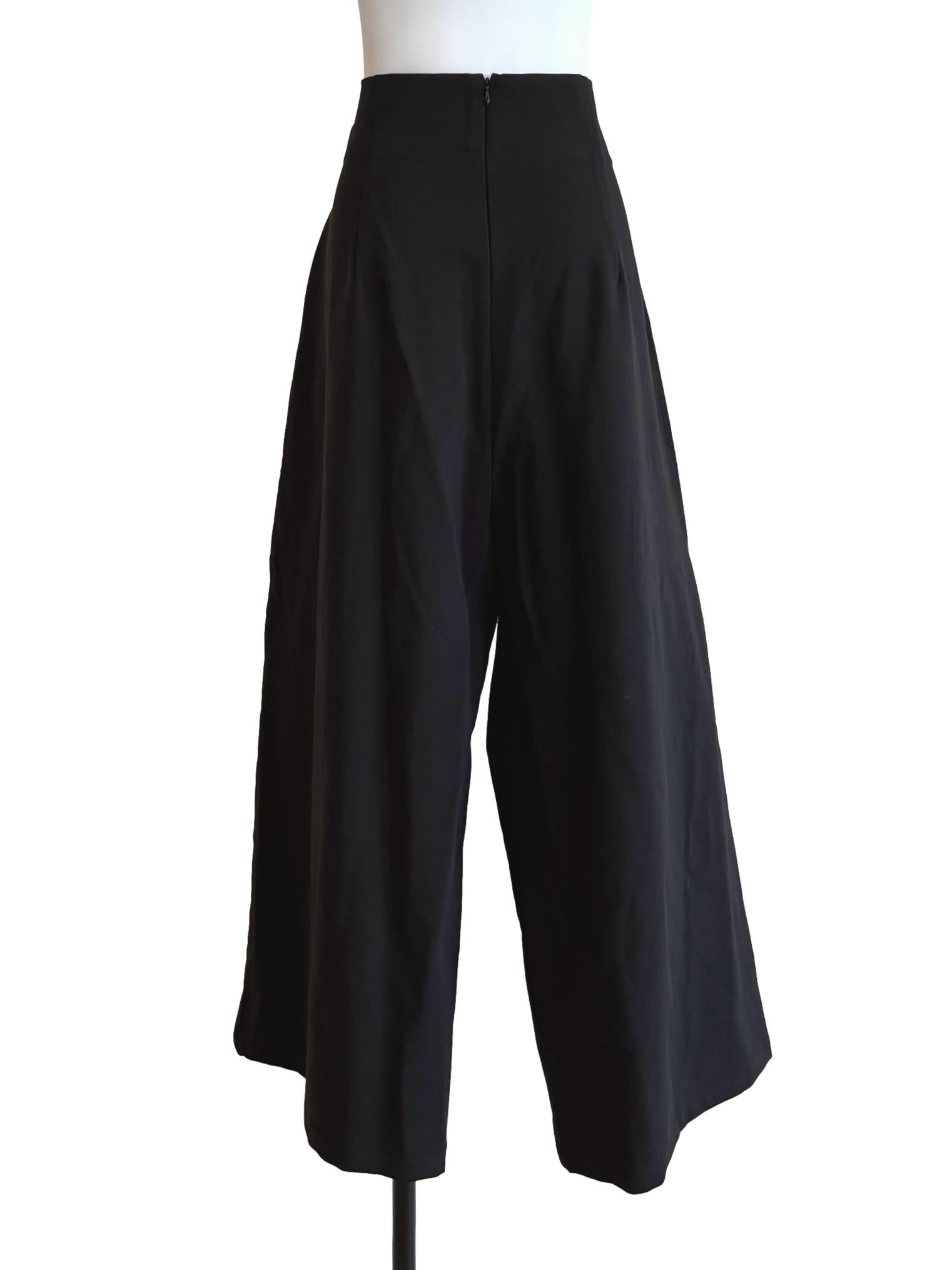 Onyx Black Wide Pants LB