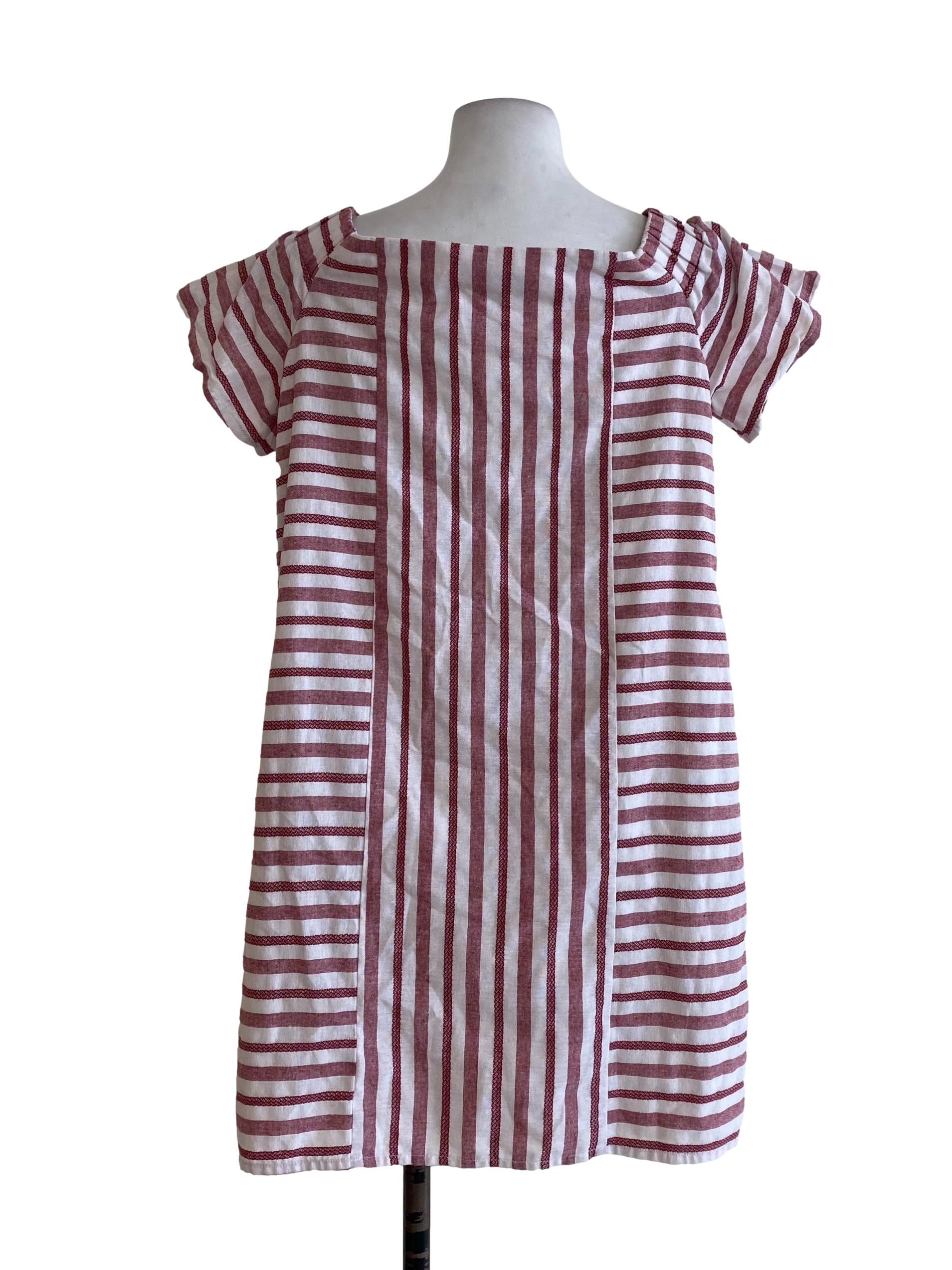 Red Striped Dress