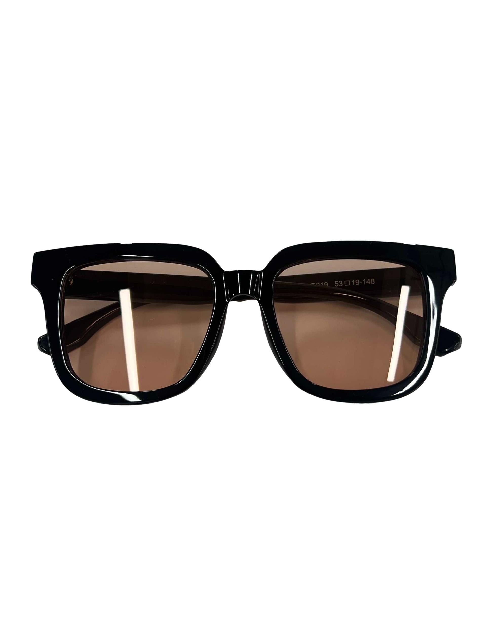 Black Square Frame Sunglasses