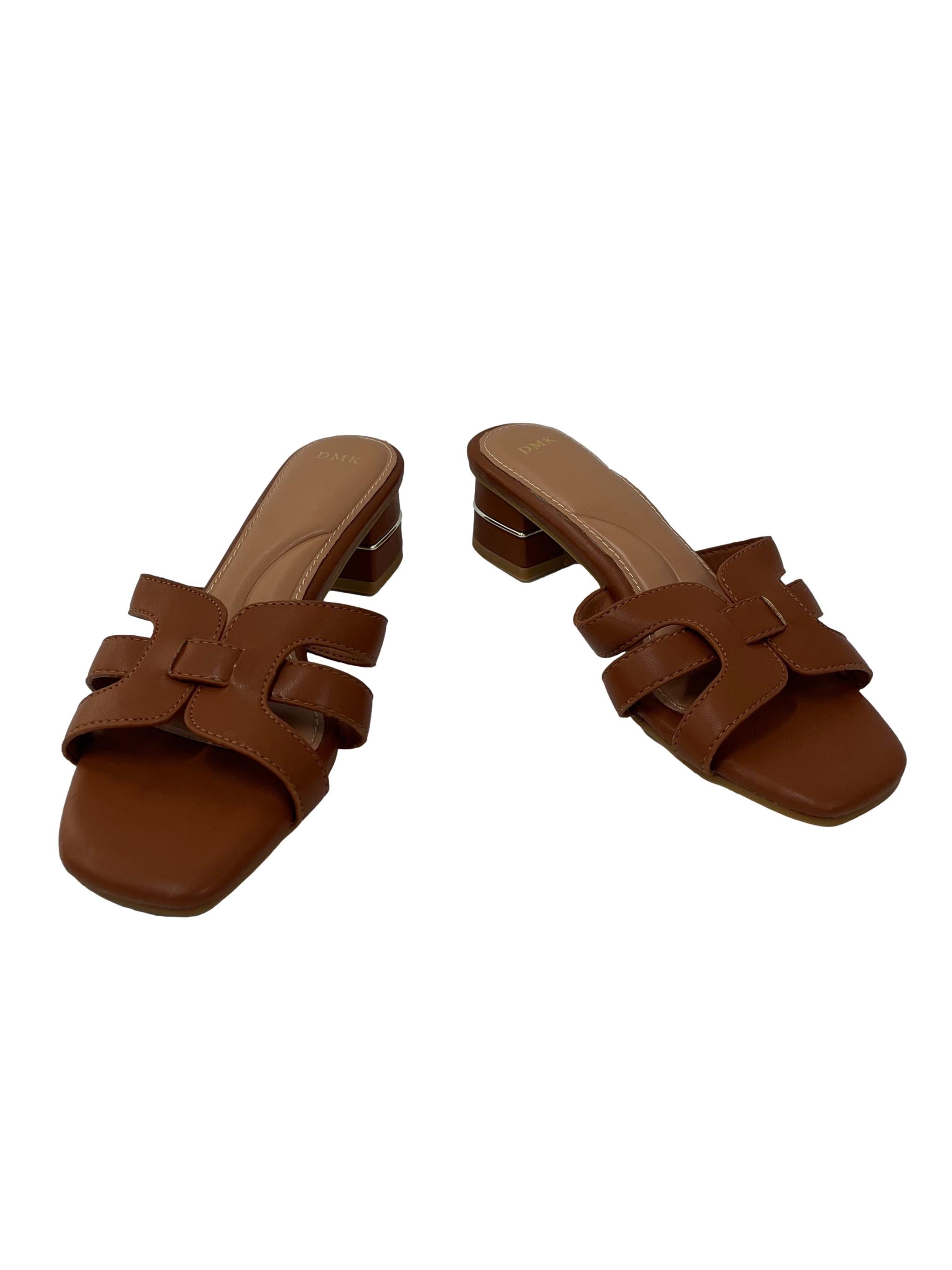 Camel Enika Heel Sandals