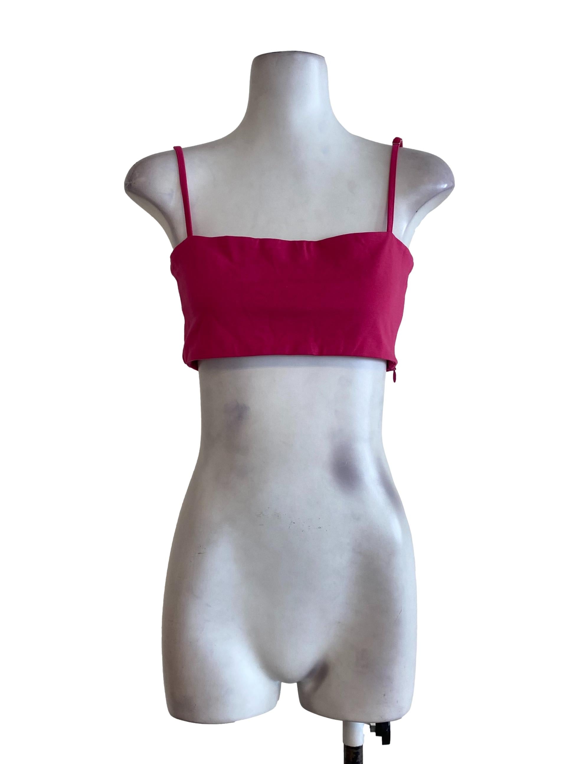 Hot Pink Sleeveless Top