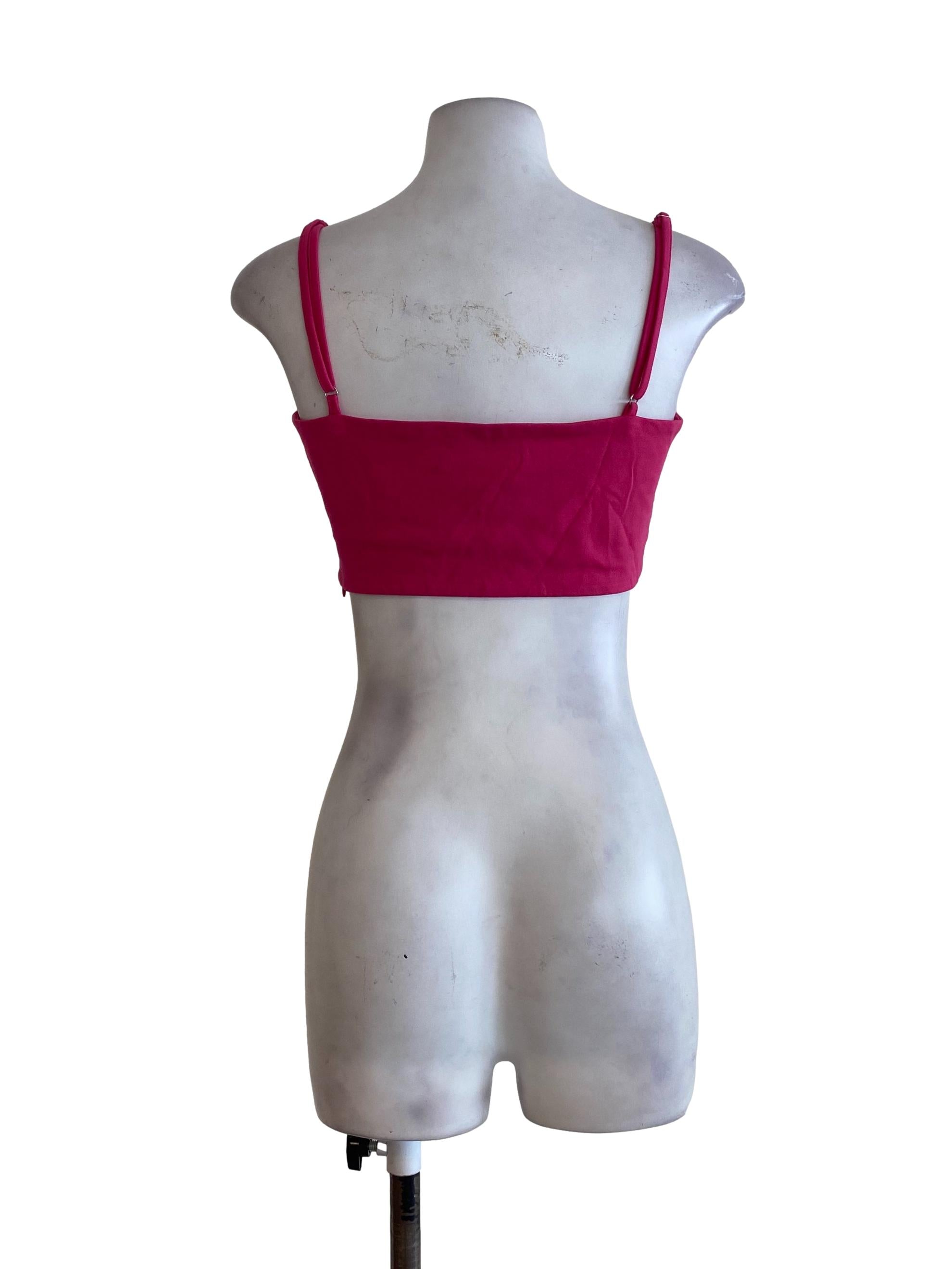 Hot Pink Sleeveless Top