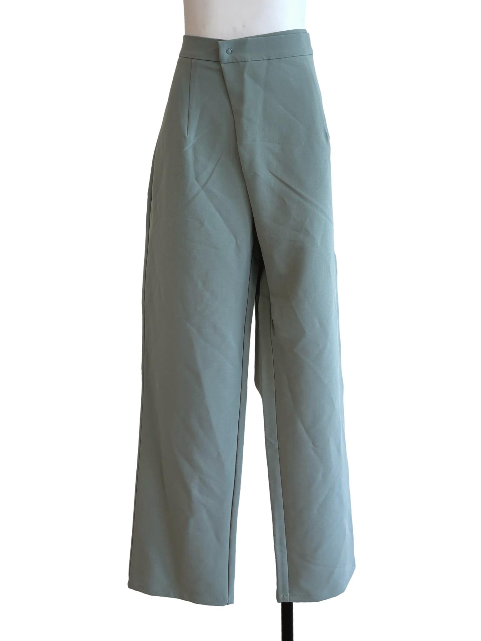 Seafoam Green Straight Pants LB