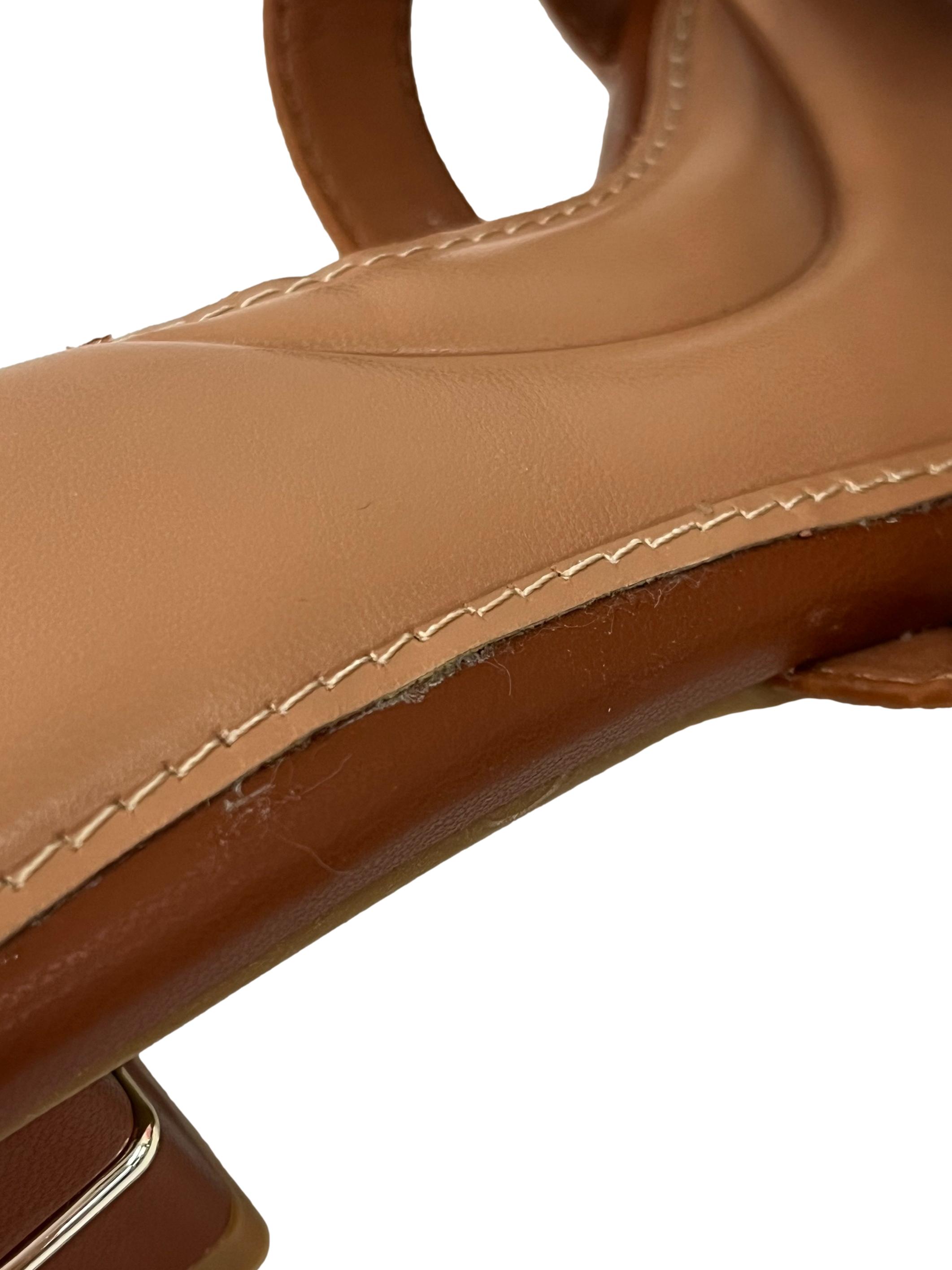 Camel Enika Heel Sandals