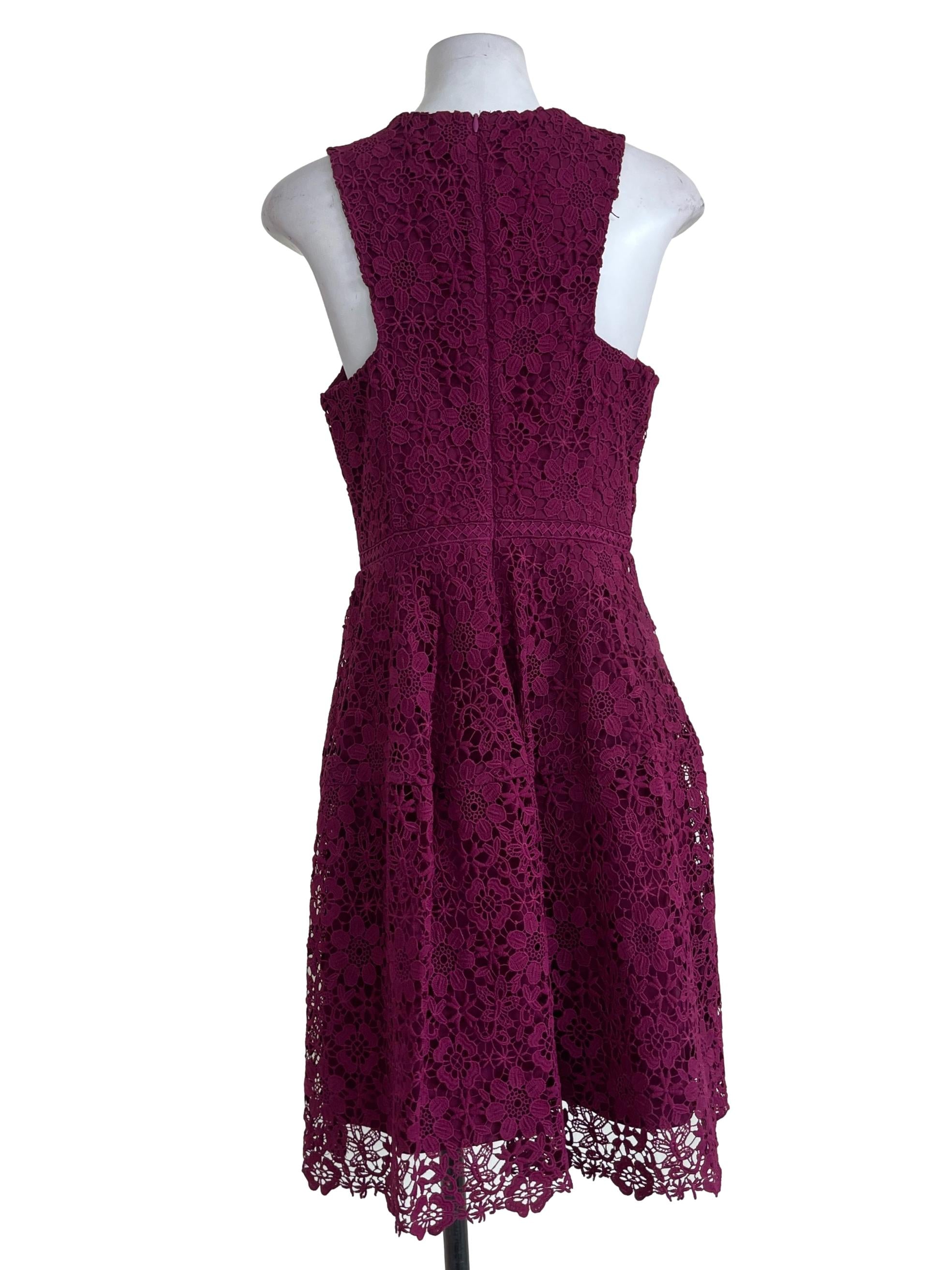 Plum Lacy Dress