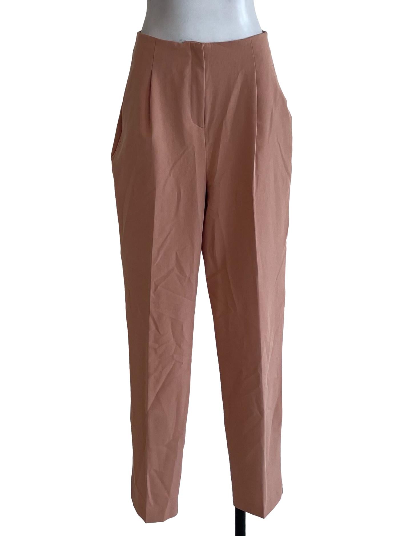 Peach Skinny Formal Pants