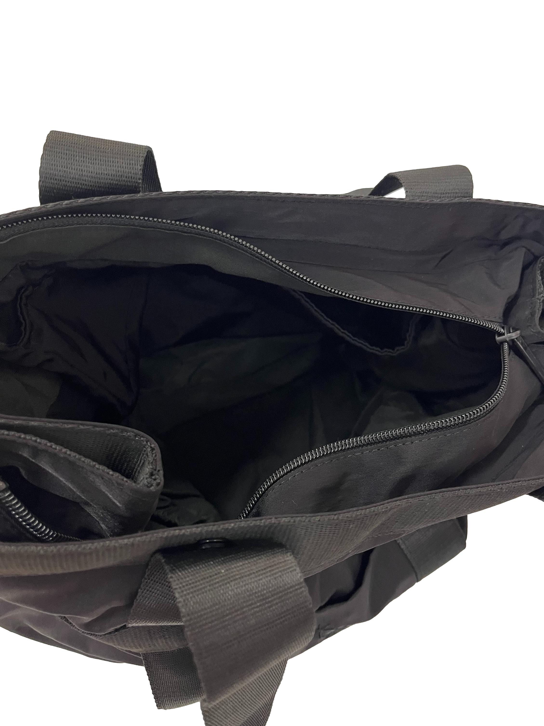 Black Nylon Multi-Way Tote Bag CSN
