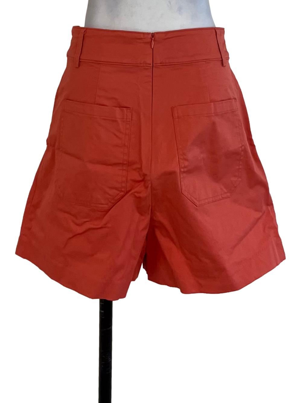 Strawberry Pink High-Waisted Shorts