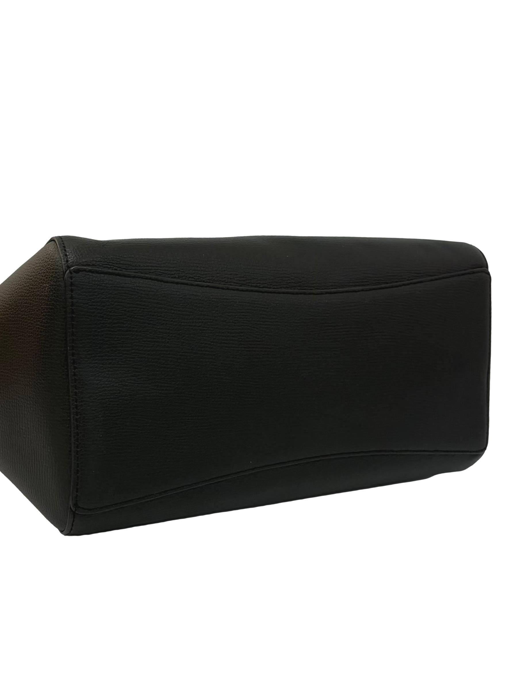 Black Kristi Satchel Crossbody Bag