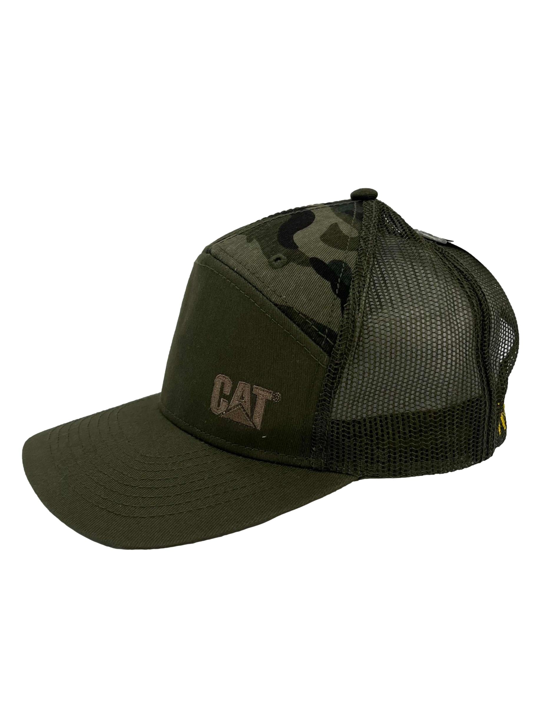Green Army Print Foundation 6 Panel Hat