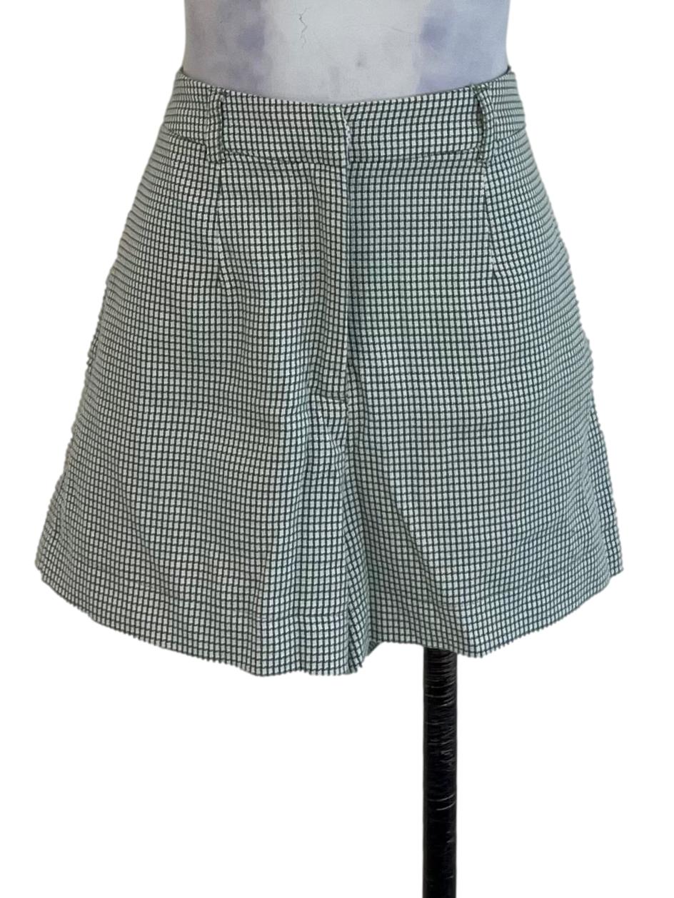 Green Shepherd's Check Shorts