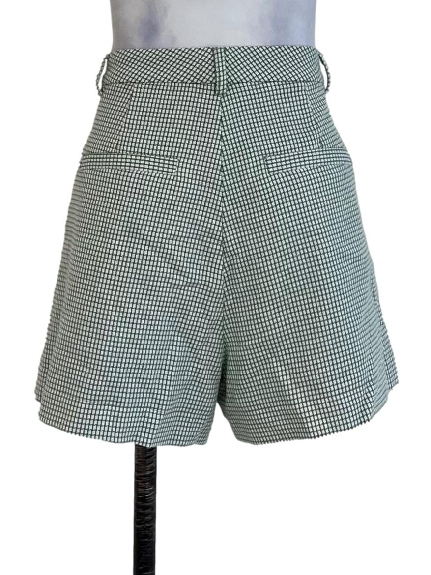 Green Shepherd's Check Shorts