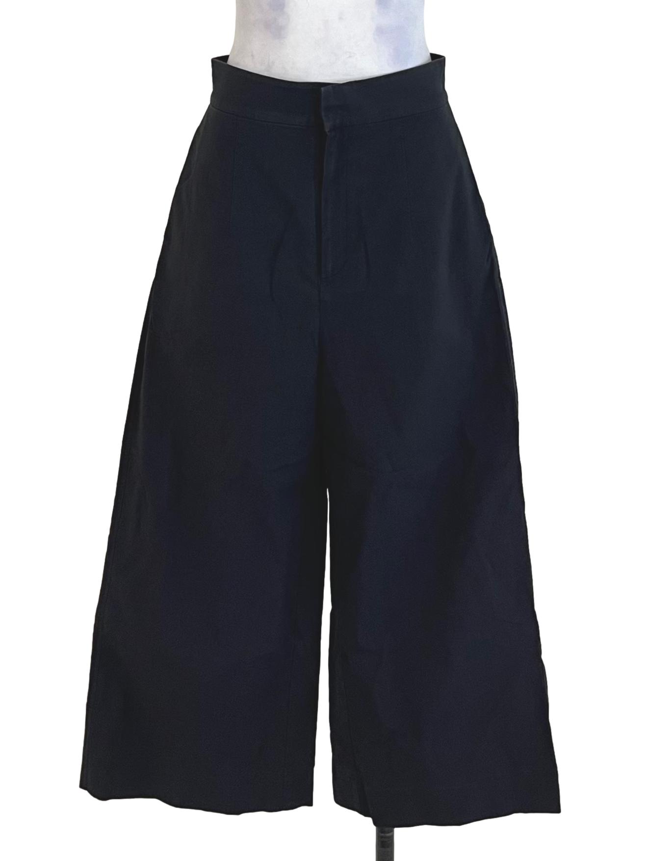 Black High Ankle Formal Pants