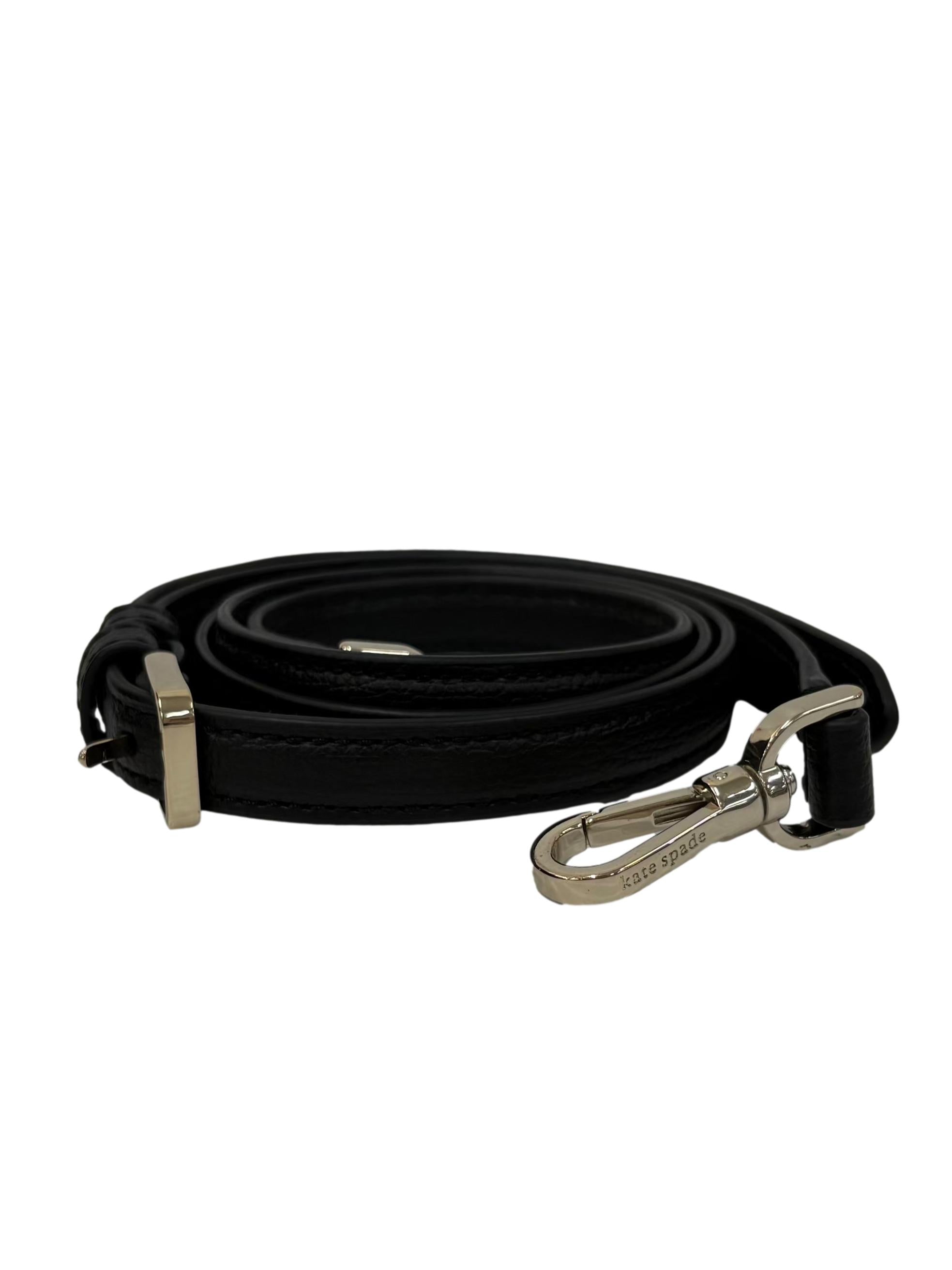 Black Kristi Satchel Crossbody Bag