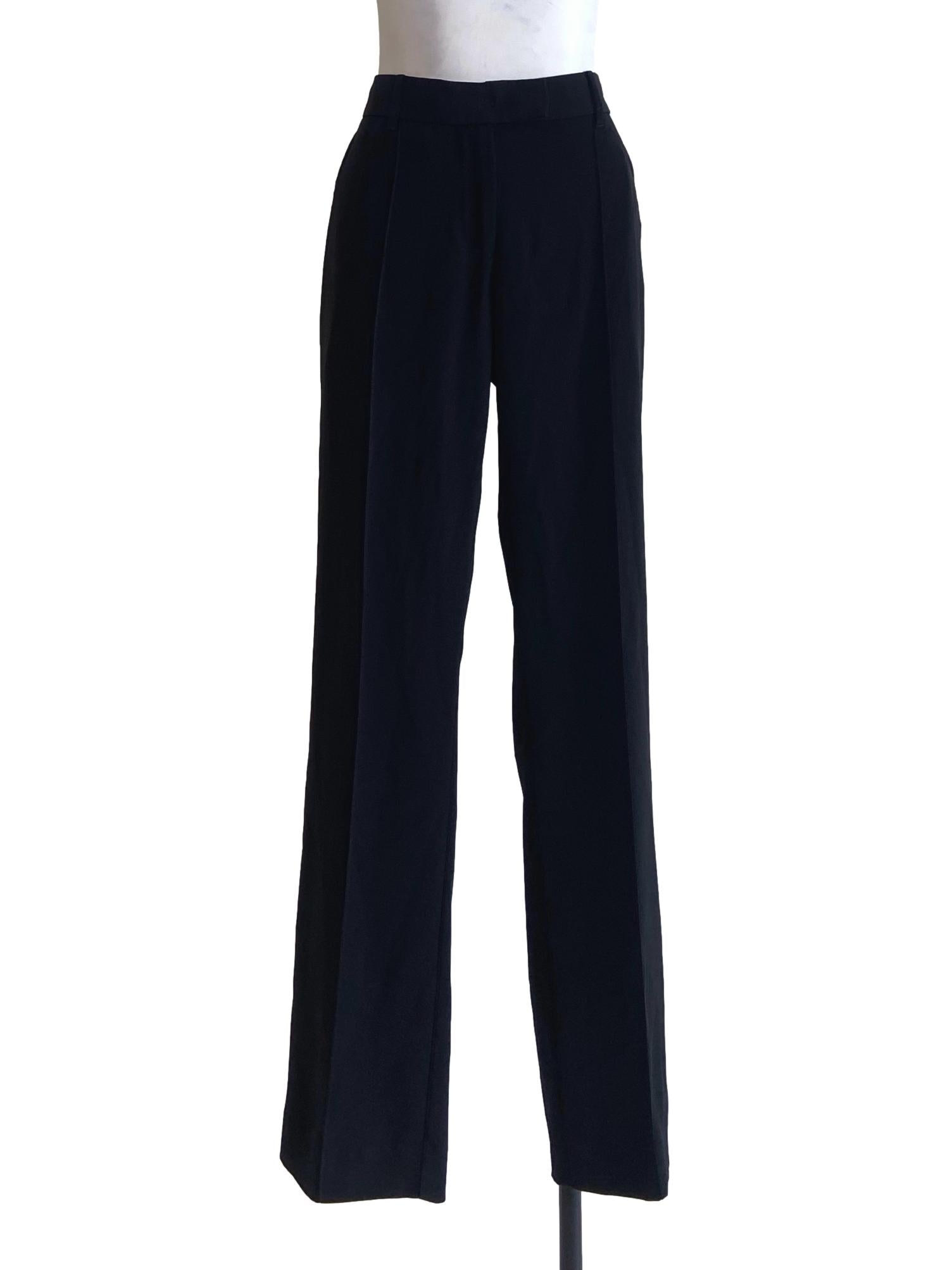 Black Formal Straight Pants