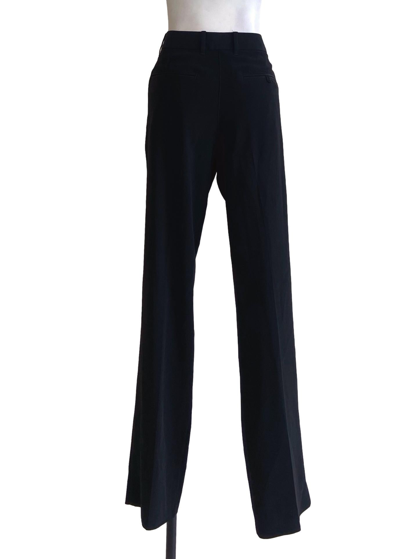 Black Formal Straight Pants
